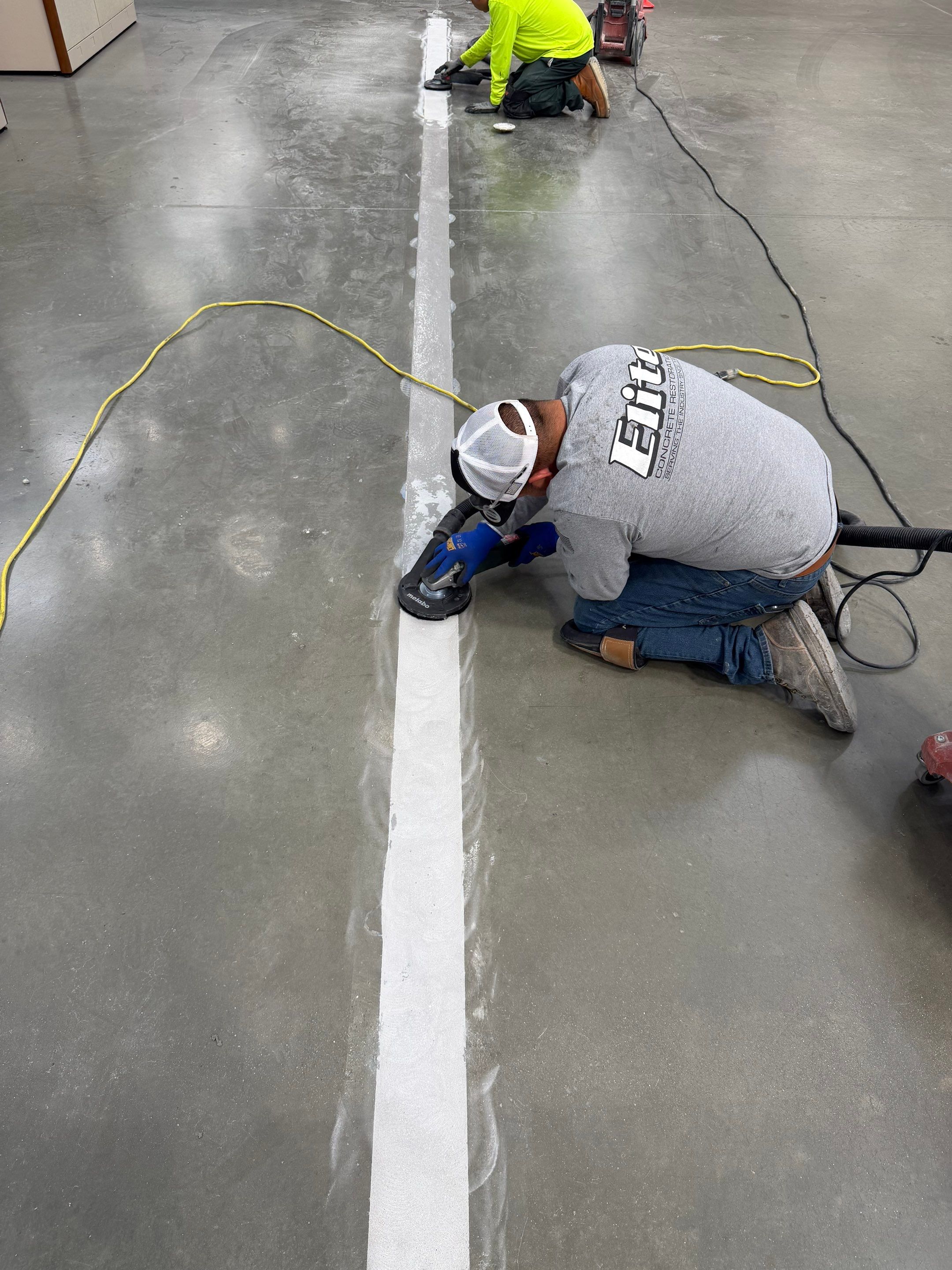 ULINE Stabilization of Deflecting Concrete Floor Panels in Ontario by Elite Concrete Restoration