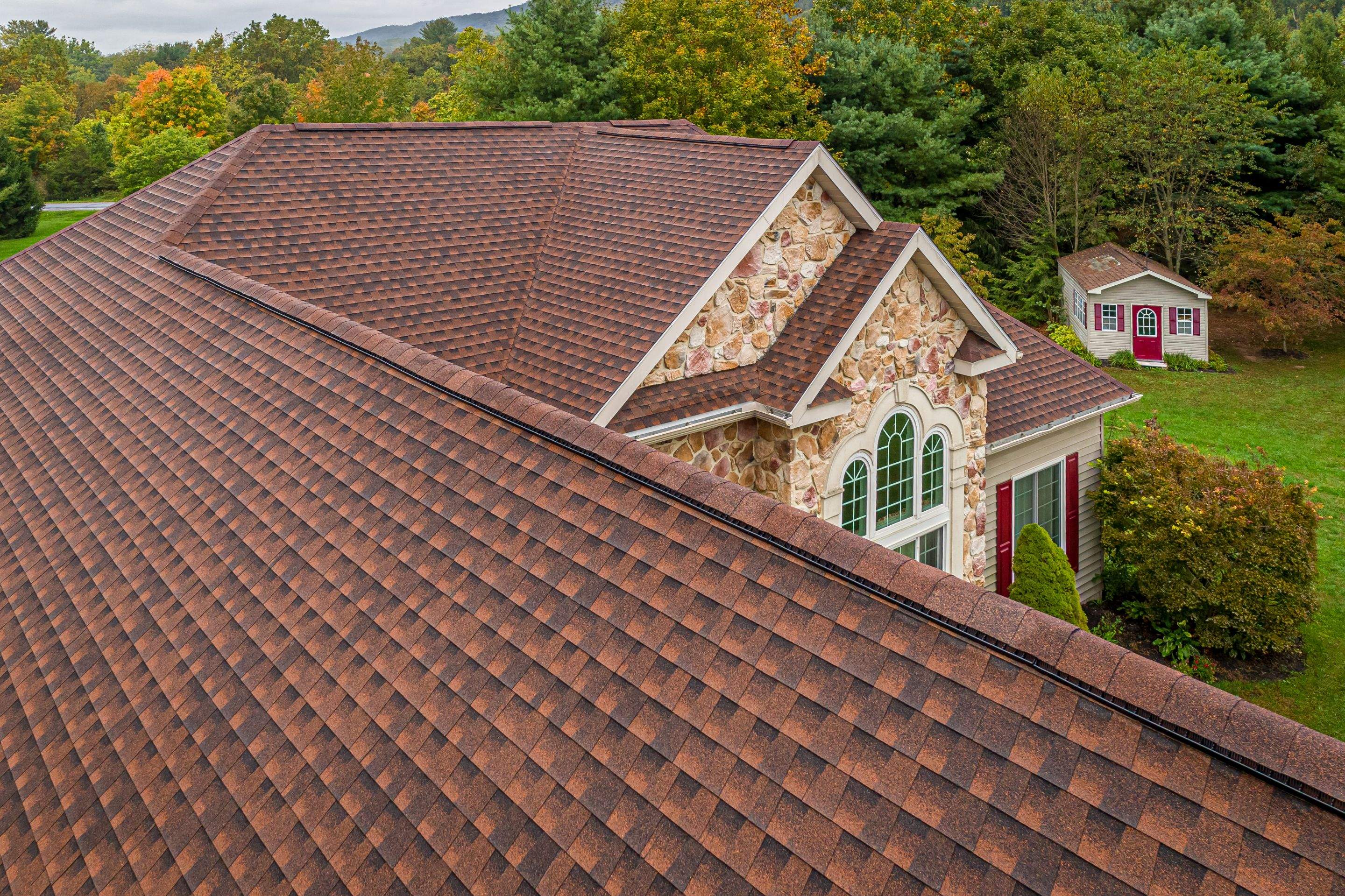 Shingle Roof-hickory by Esh Builders