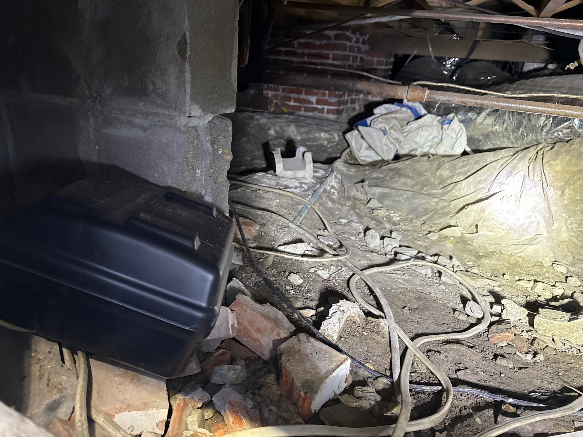 Project in Portsmouth by Patriot Crawl Space Repairs