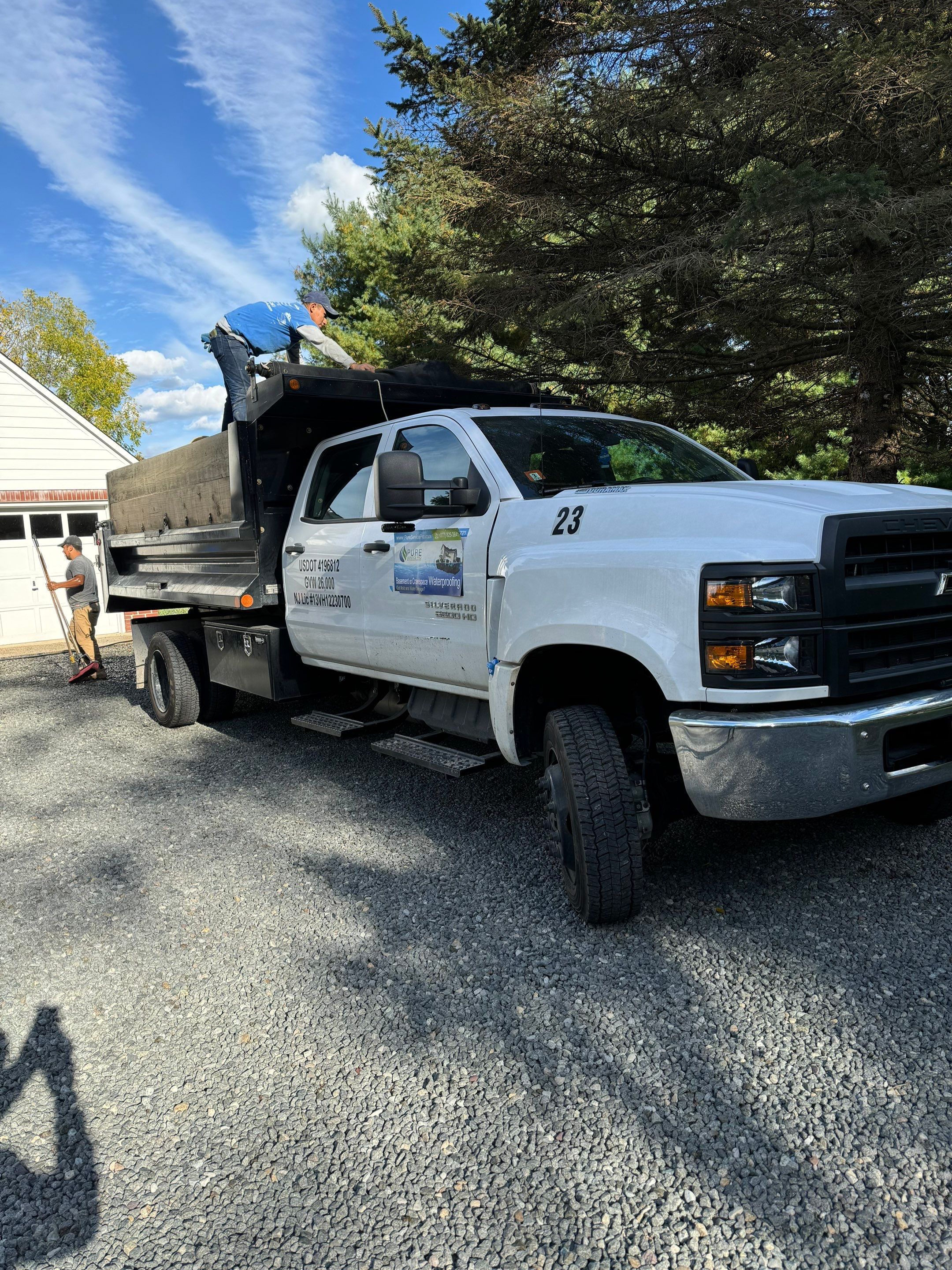 Interior French Drain Washington Township, NJ by Pure Service Pro, LLC 