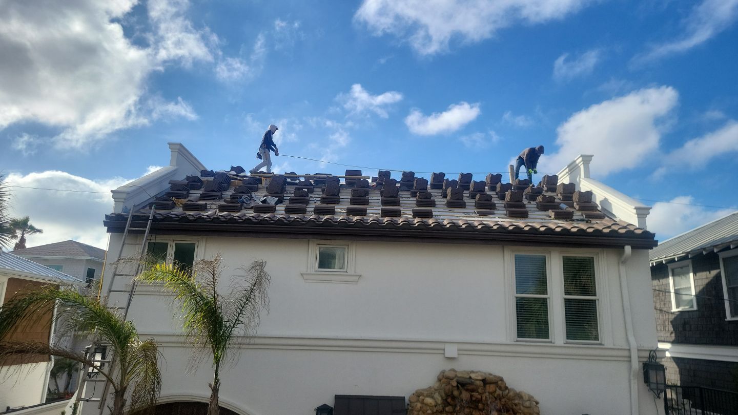 Residential Roofing Installation using Westlake Barcelona 900 Roof Tiles by Galaxy Builders, Inc.