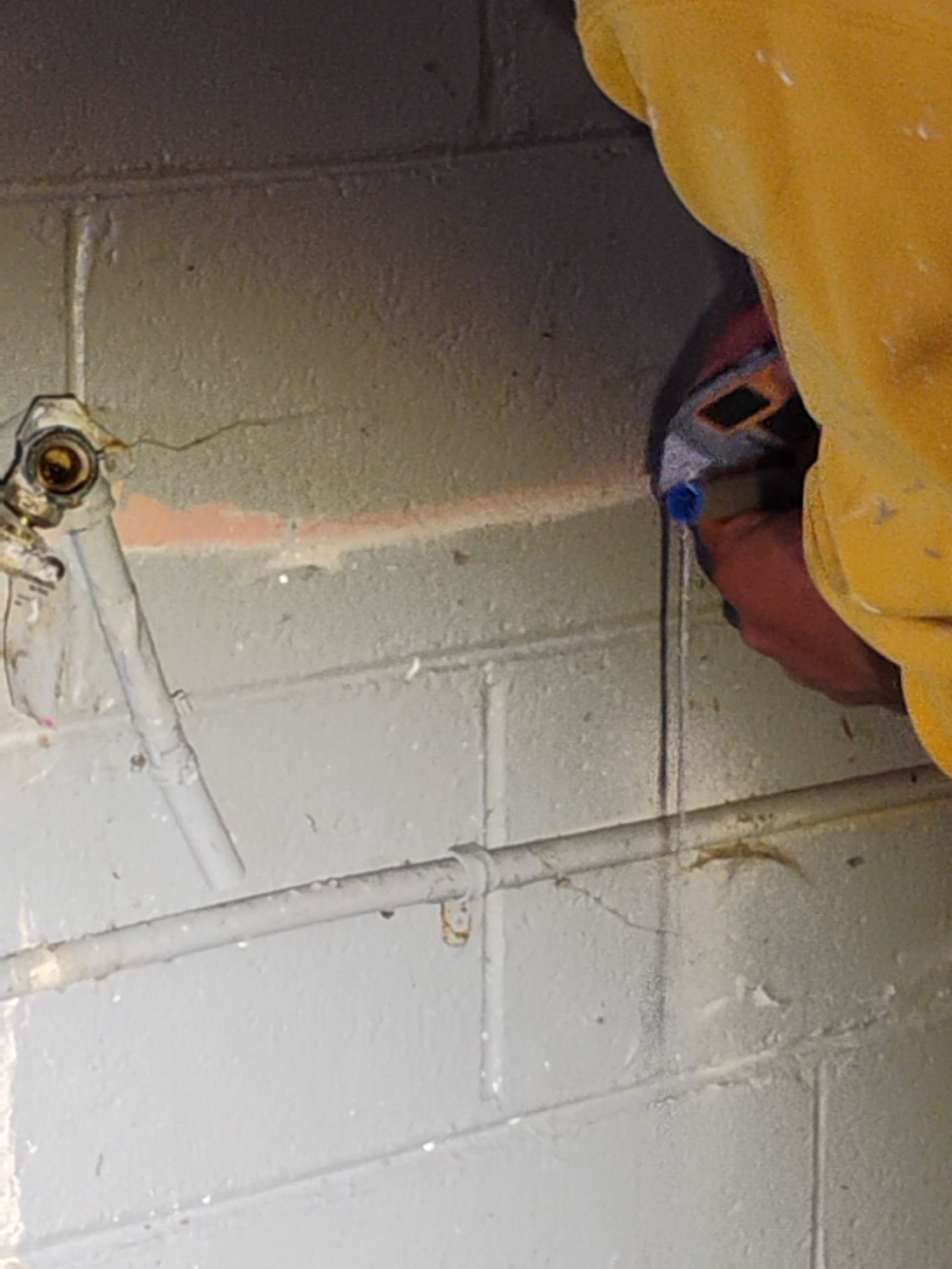 Roof Patch & Basement Plumbing Repair Project - Jennings, MO by Legendary Services Company LLC.