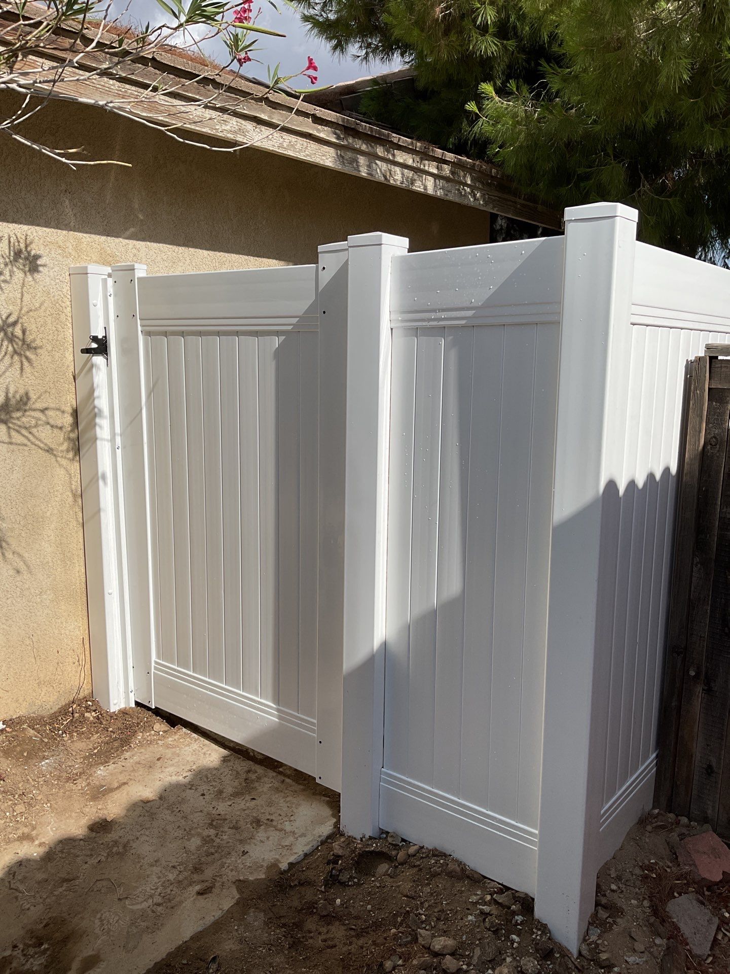 Fence Repair using Vinyl by Fence Guys Inc. 