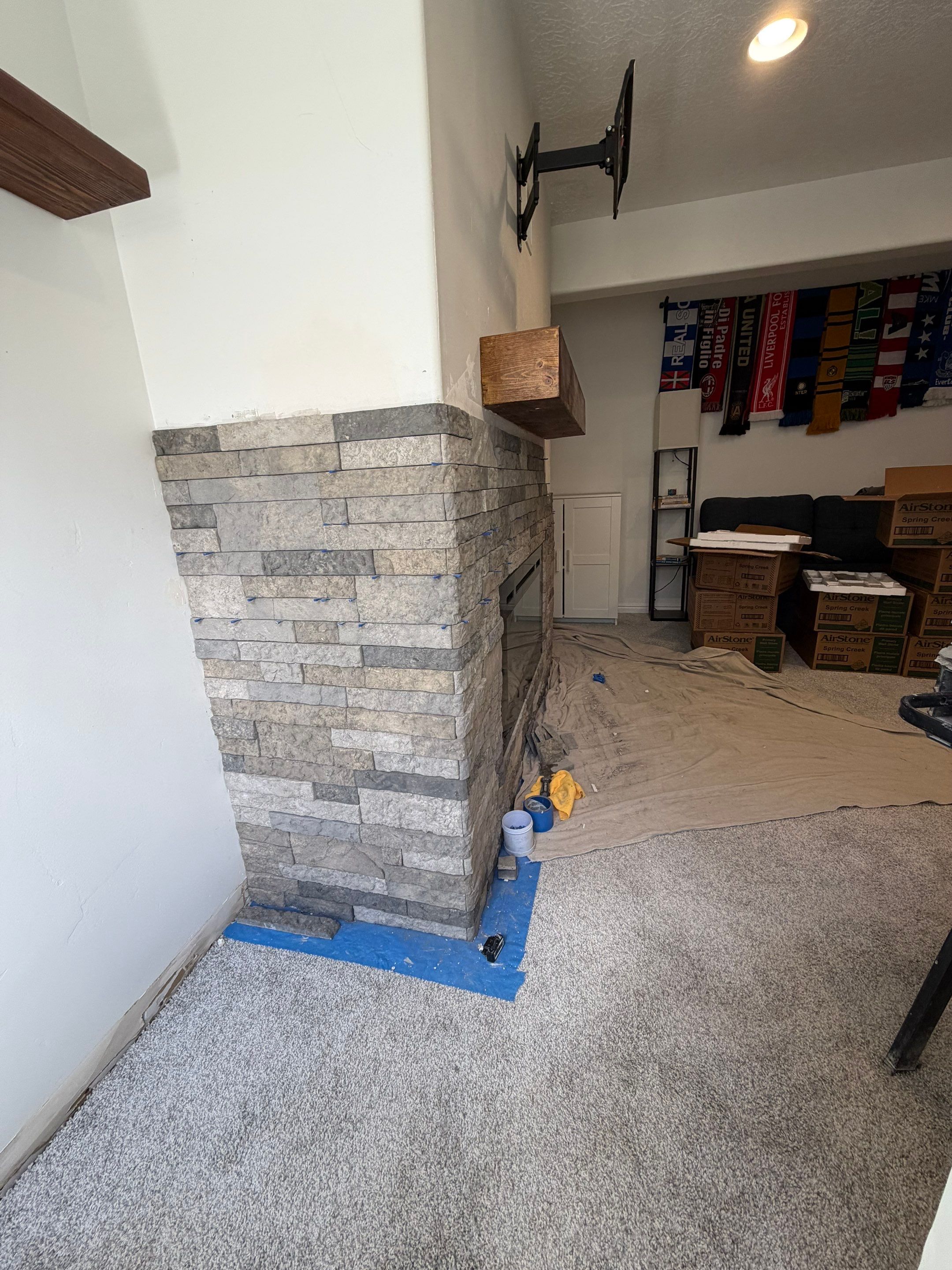 Fireplace Project in Murray by Rudd Builders LLC