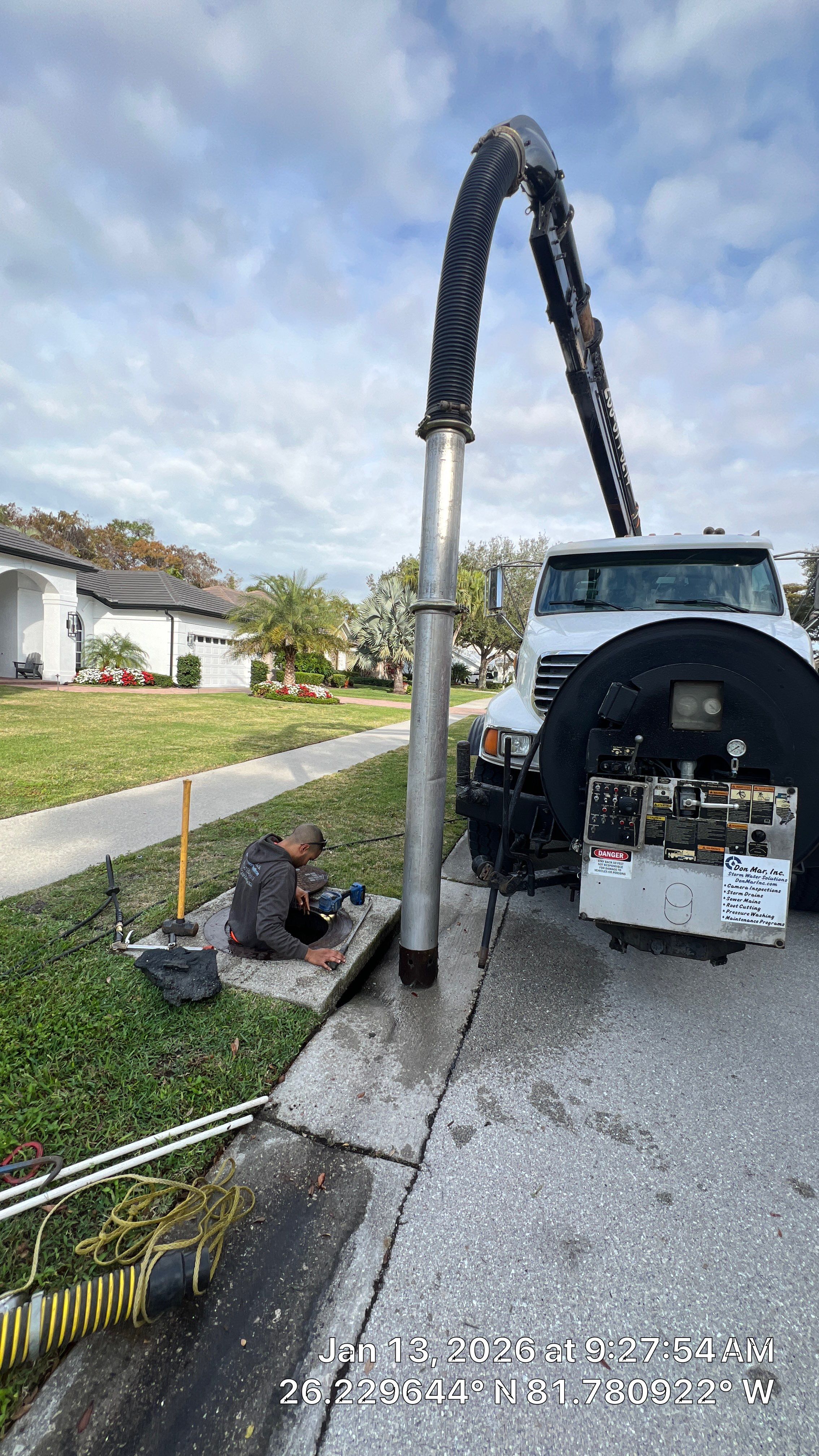 Naples Community Root Intrusion Investigation with P.R.S. by APS Power & Water