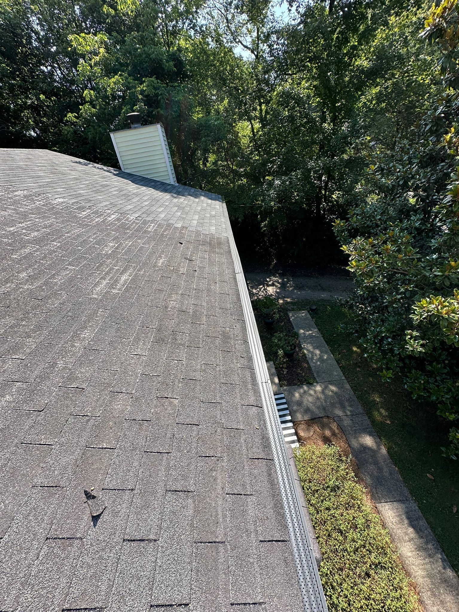 Gutter Cleaning and Gutter Guard Install using Bulldog Metal Gutter Guards by Undersun Roofing 