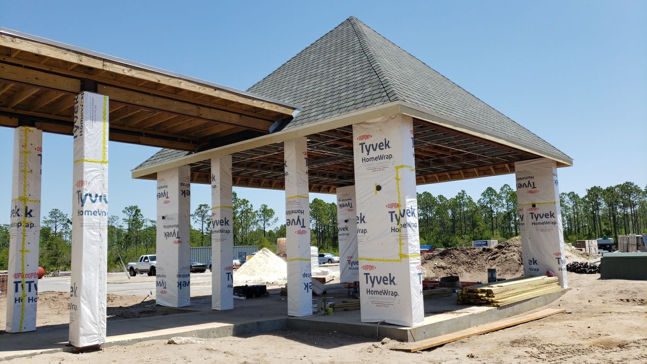 Half-Round Gutters for Coastal Homes in Panama City Beach FL by Gutter Professors