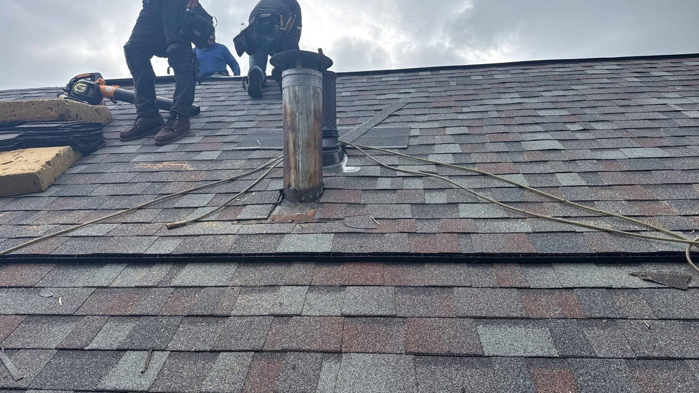 Roof Replacement using Owens Corning Colonial Slate by 180 Contractors
