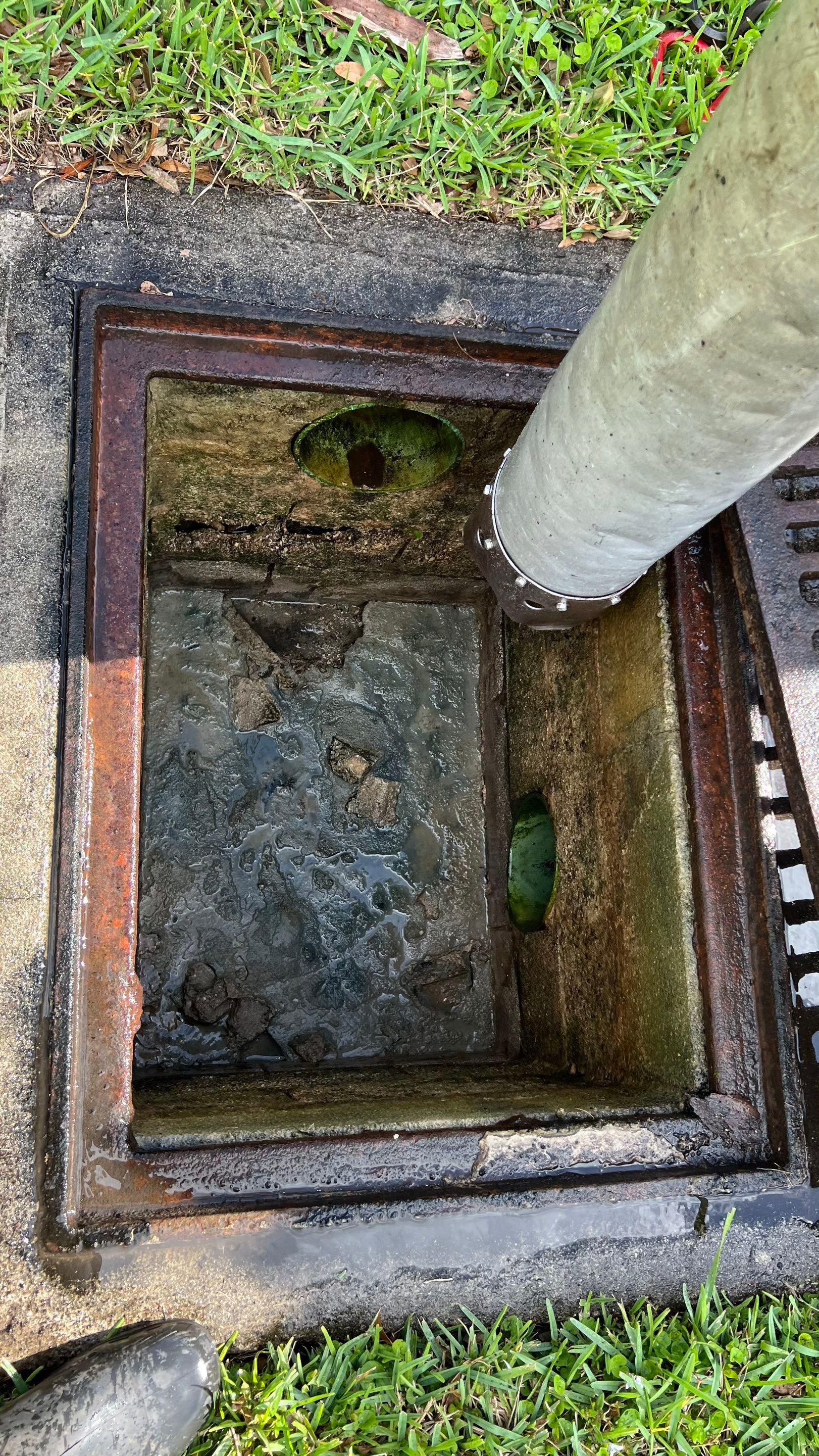 Naples Private Airport Community Catch Basin Cleaning by APS Power & Water