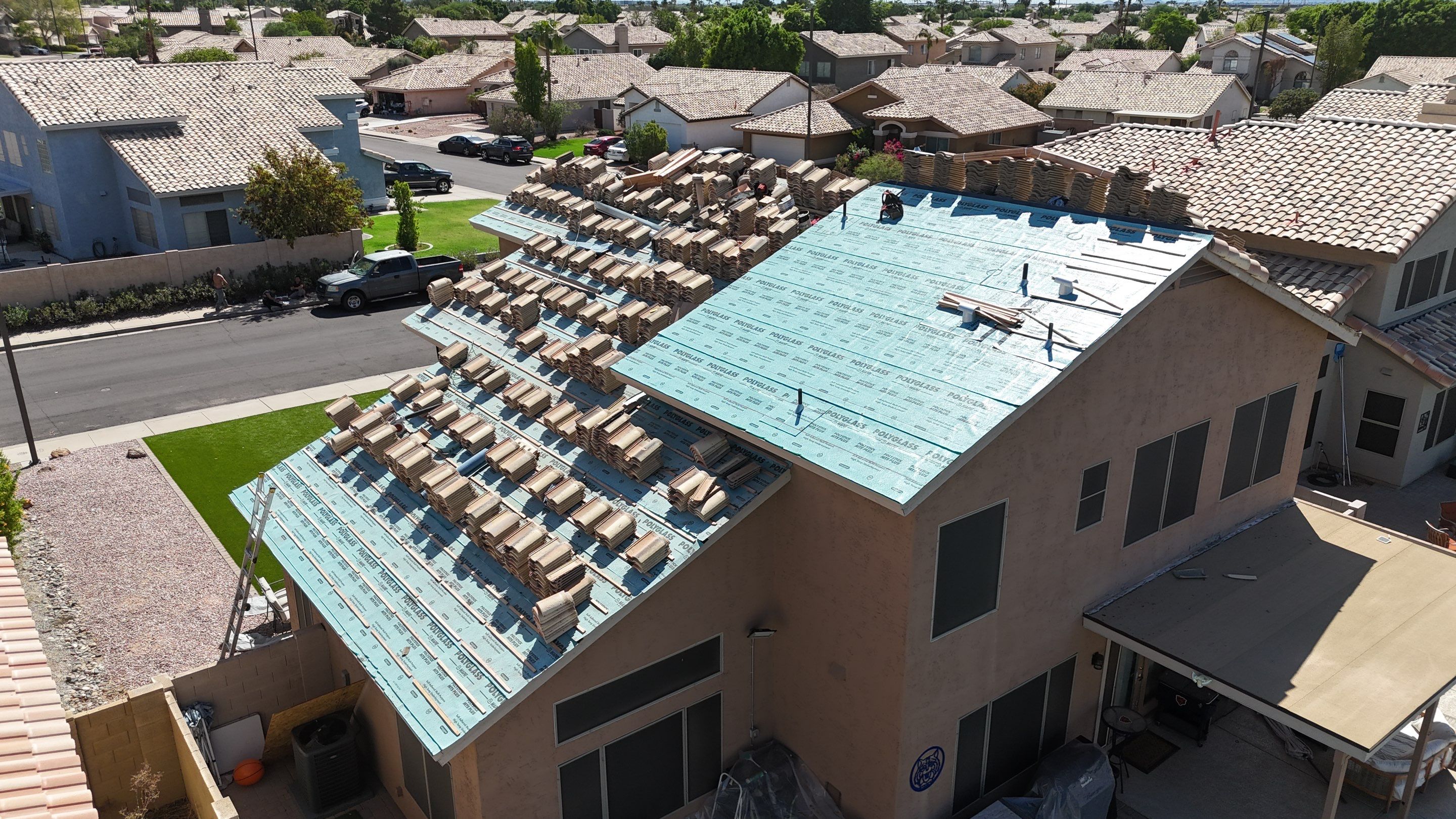 Project in Mesa, AZ by Saint Roofing