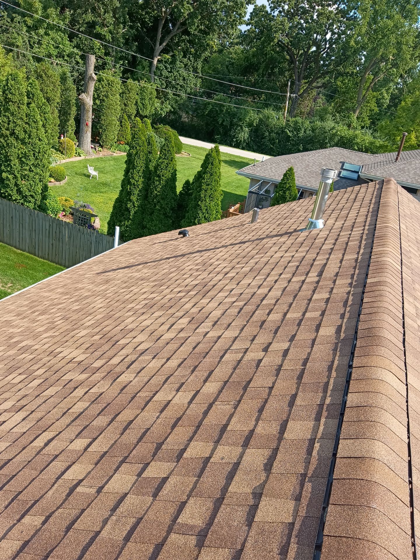 Architectural Asphalt Shingle Roof Replacement in West Chicago, Illinois by Pro Home Services Inc
