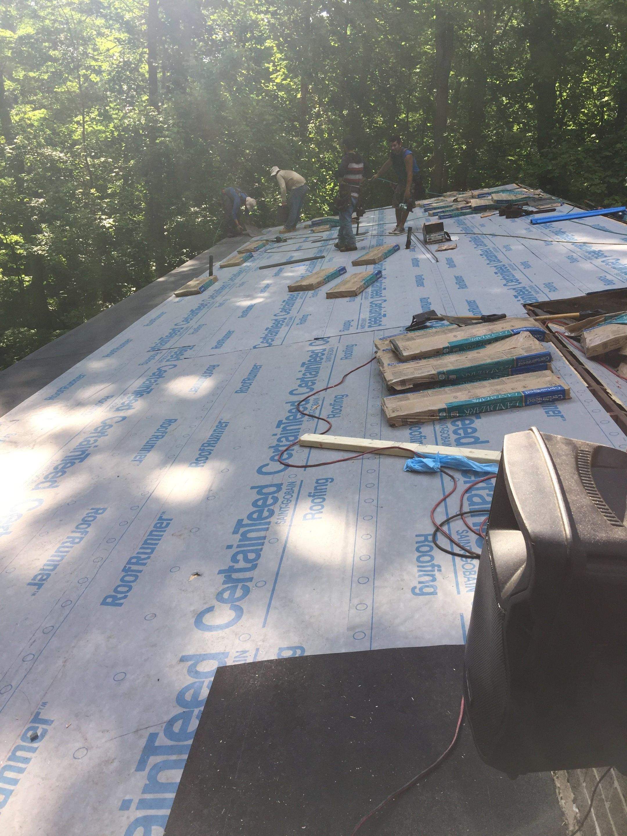 Residential Roofing Installation using CertainTeed Shingles by Alpha Design Services