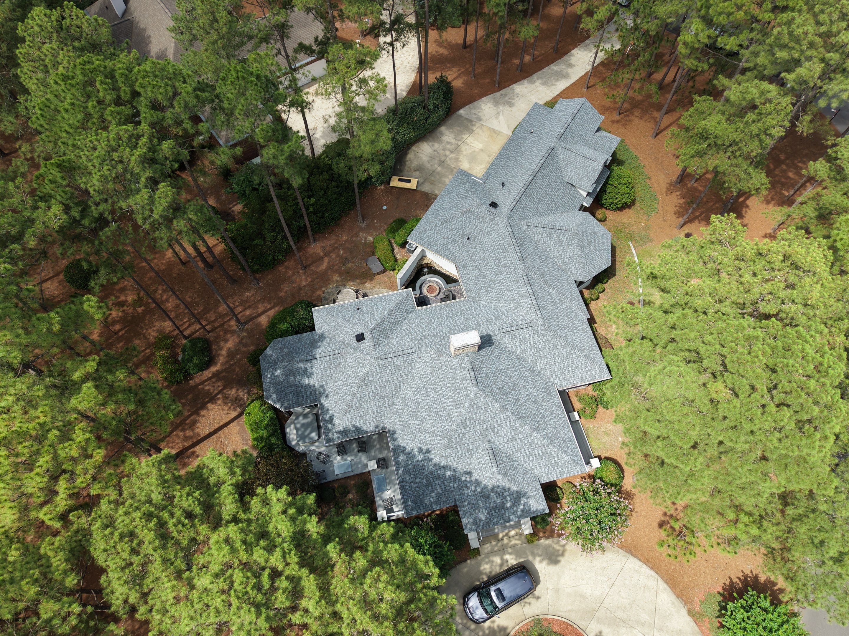 Multi-Gabled Roof Replacement with Landmark PRO Shingles in Pinehurst by Prepare The Way Roofing