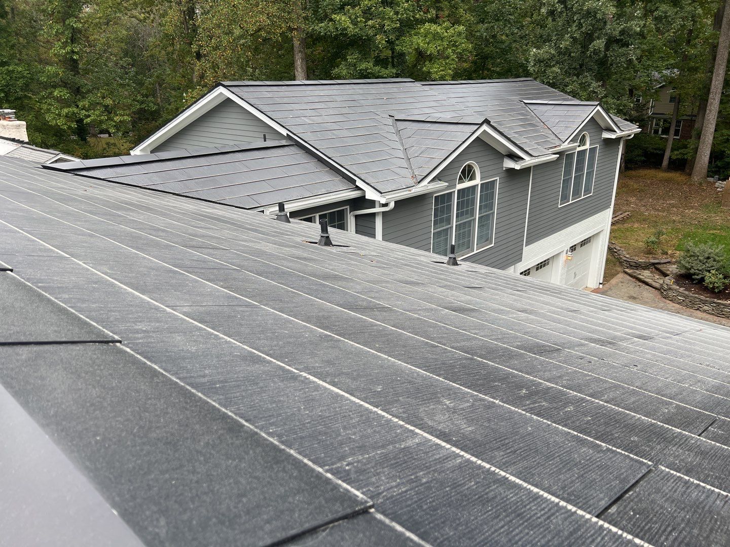 Tesla Solar Roof Replacement using Tesla Solar Roof V3 Tiles by American Home Contractors
