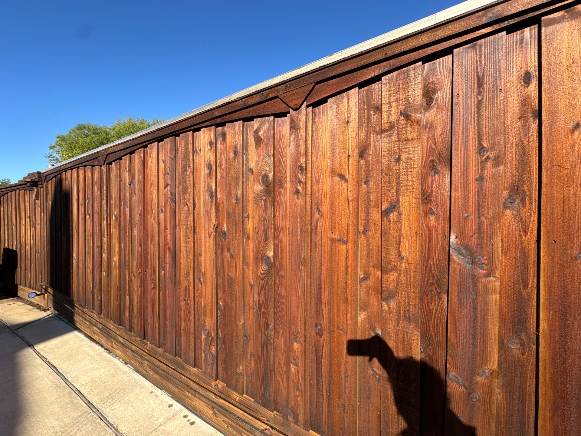 Stain and Pergola Roof Repair by Lighthouse Contractors