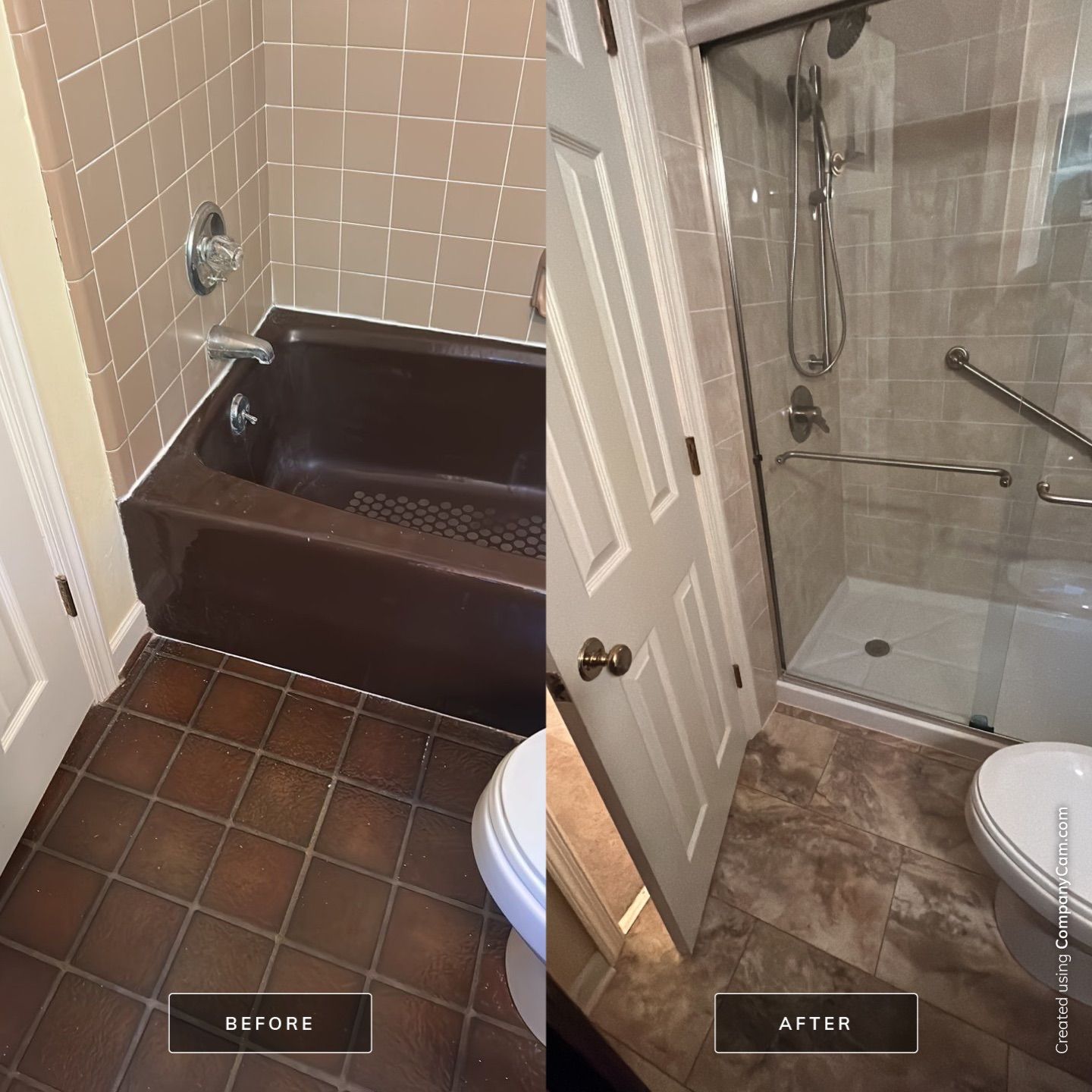 Tub to Shower w/ Repair by BathPlanet SW Virginia