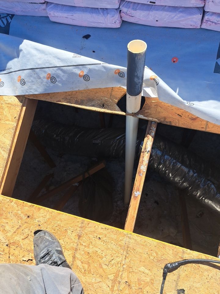 Reroof w/ window repairs by Heaven Sent Roofing, LLC 