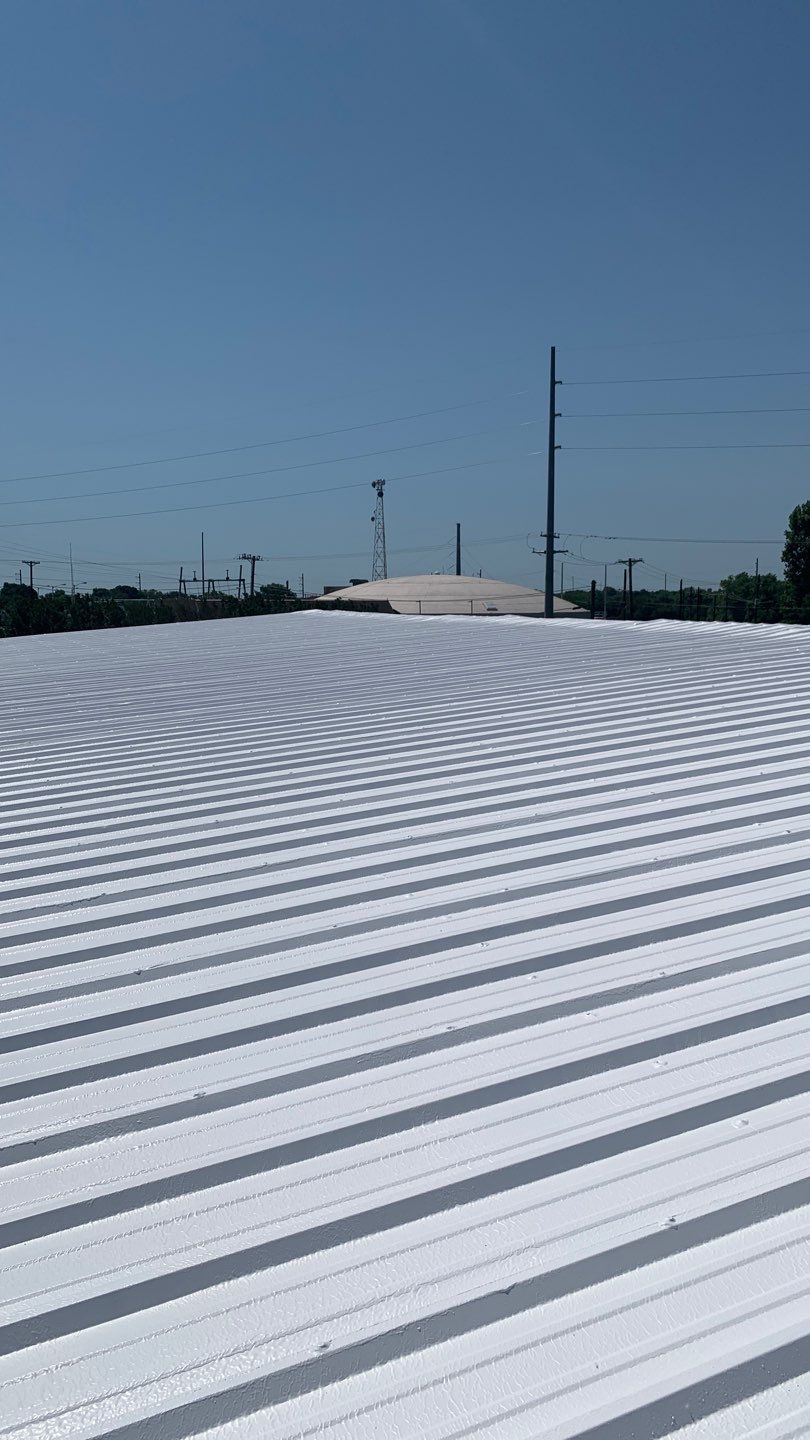 Foam & Metal Roof Restoration – Thermo Sensors (Garland, TX) by All Star Roofing LLC