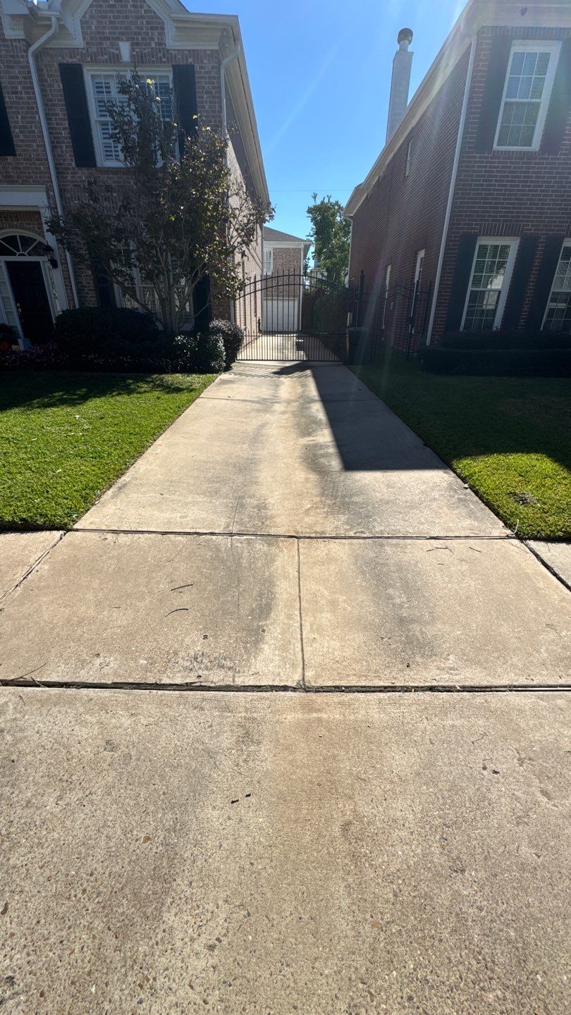 Driveway Concrete Replacement & French Drainage System by Texas Urban Elements