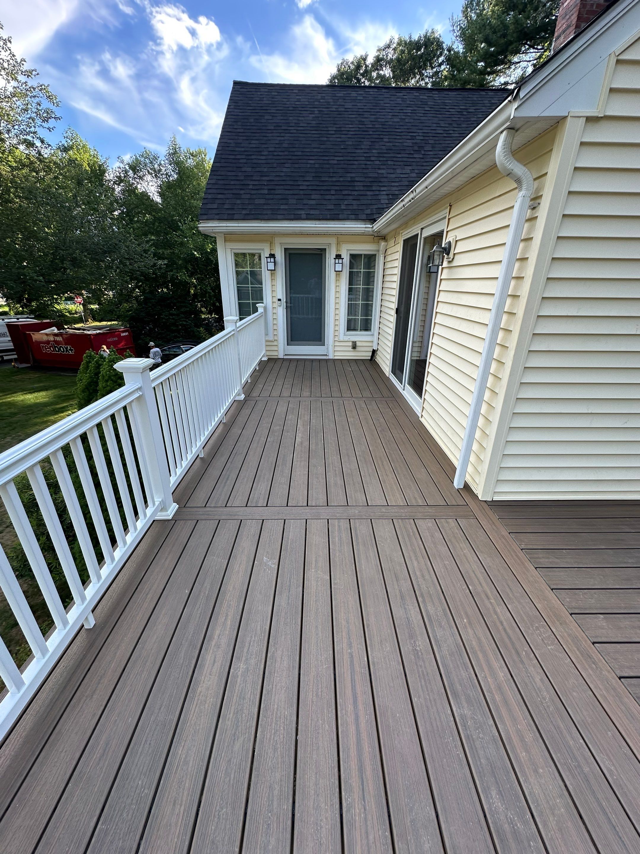 New Deck buit in Medfield MA by UBrothers Construction