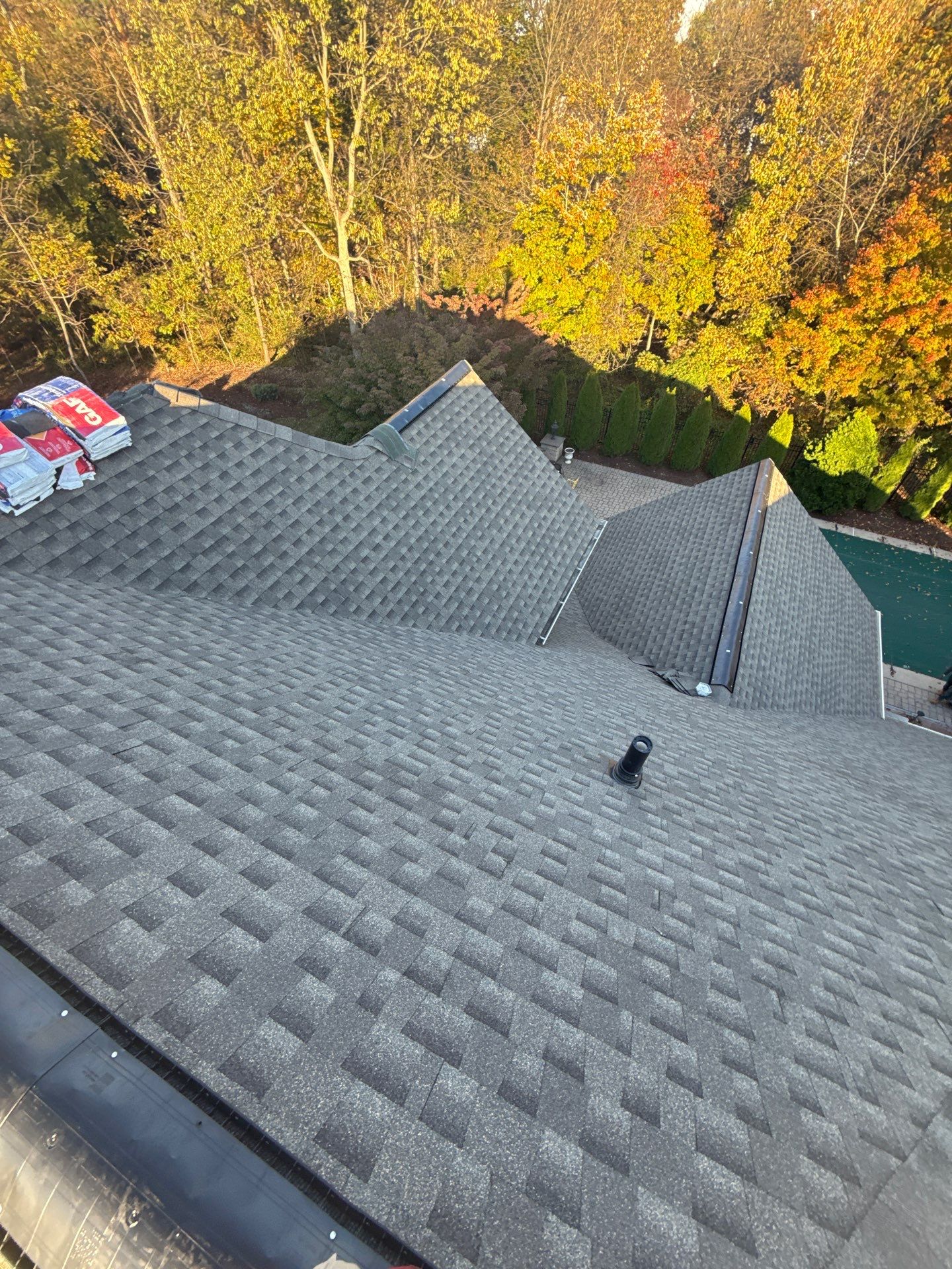 GAF SYSTEM INSTALL WEATHERED WOOD  by Teflon Roofing