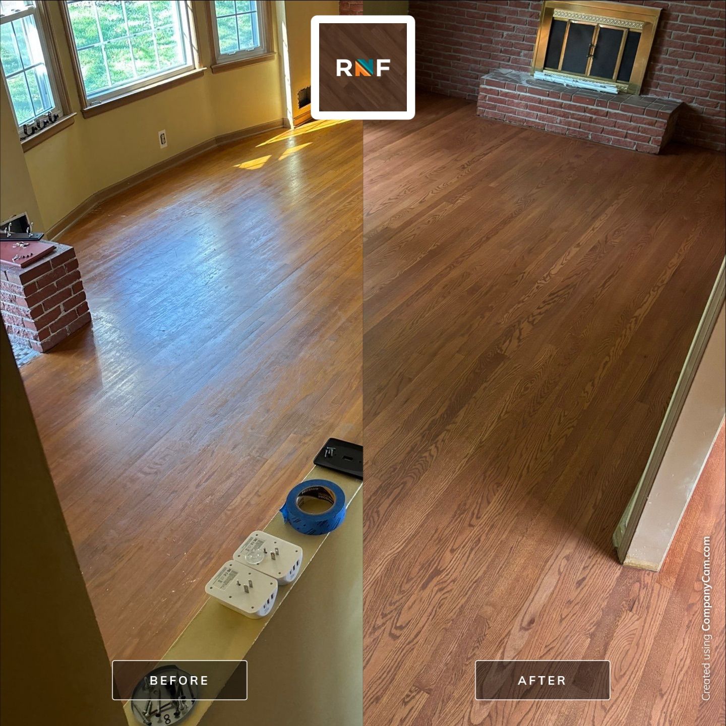 Hardwood Floor Refinishing and Custom Staining in Raytown by Rippnfinish