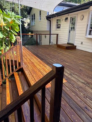 Wood Deck using Wood Sealant
