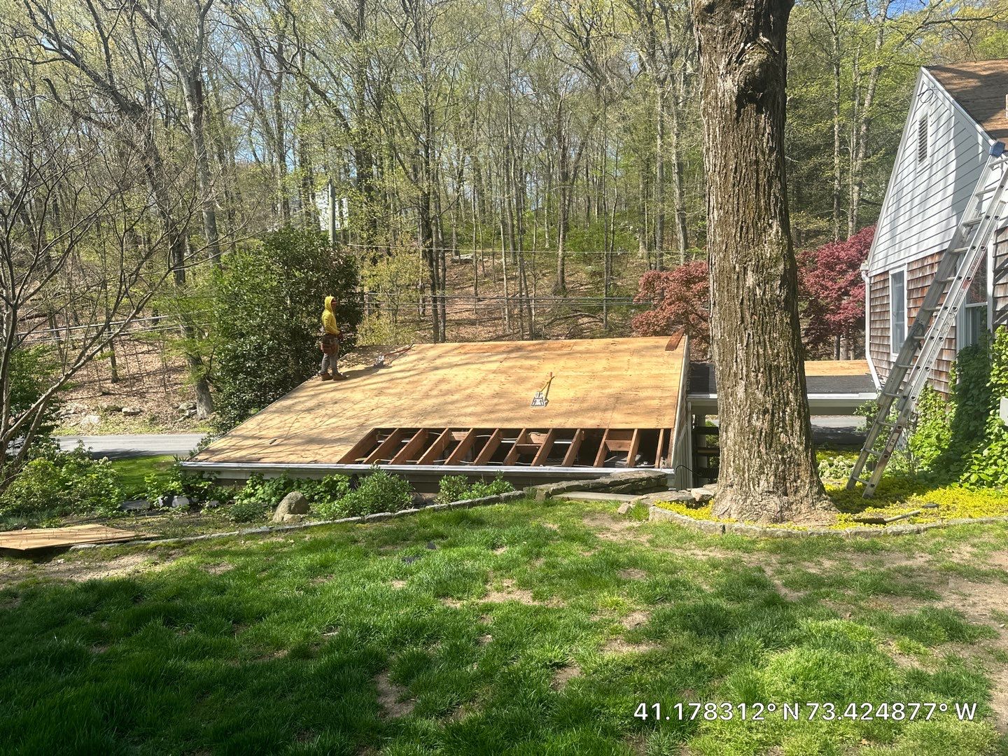 Residential Roofing Installation using Owens Corning TruDefinition Duration - Estate Gray by A Plus Exterior