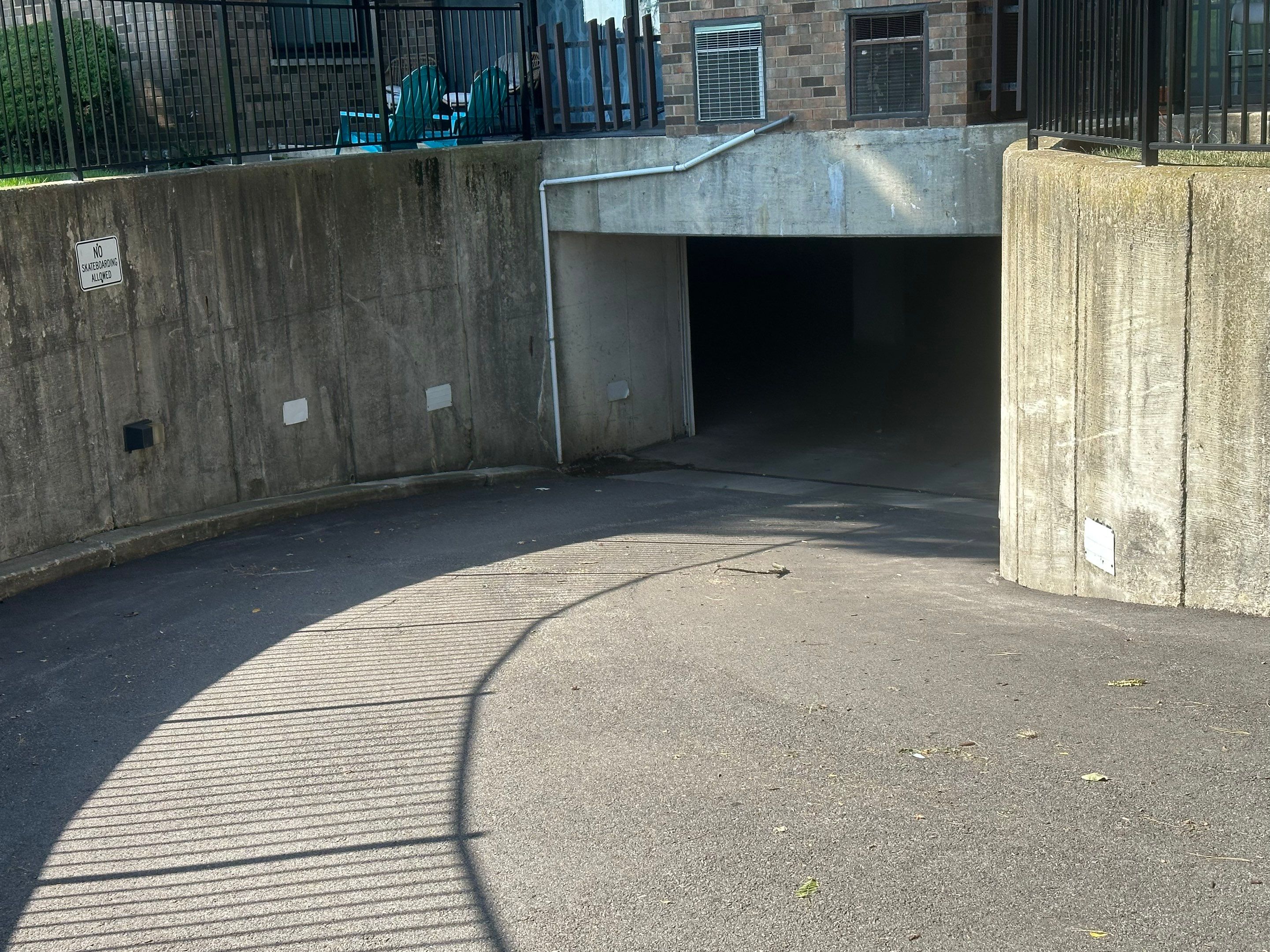 Parking garage using Hot water by Northern Power Washing LLC.