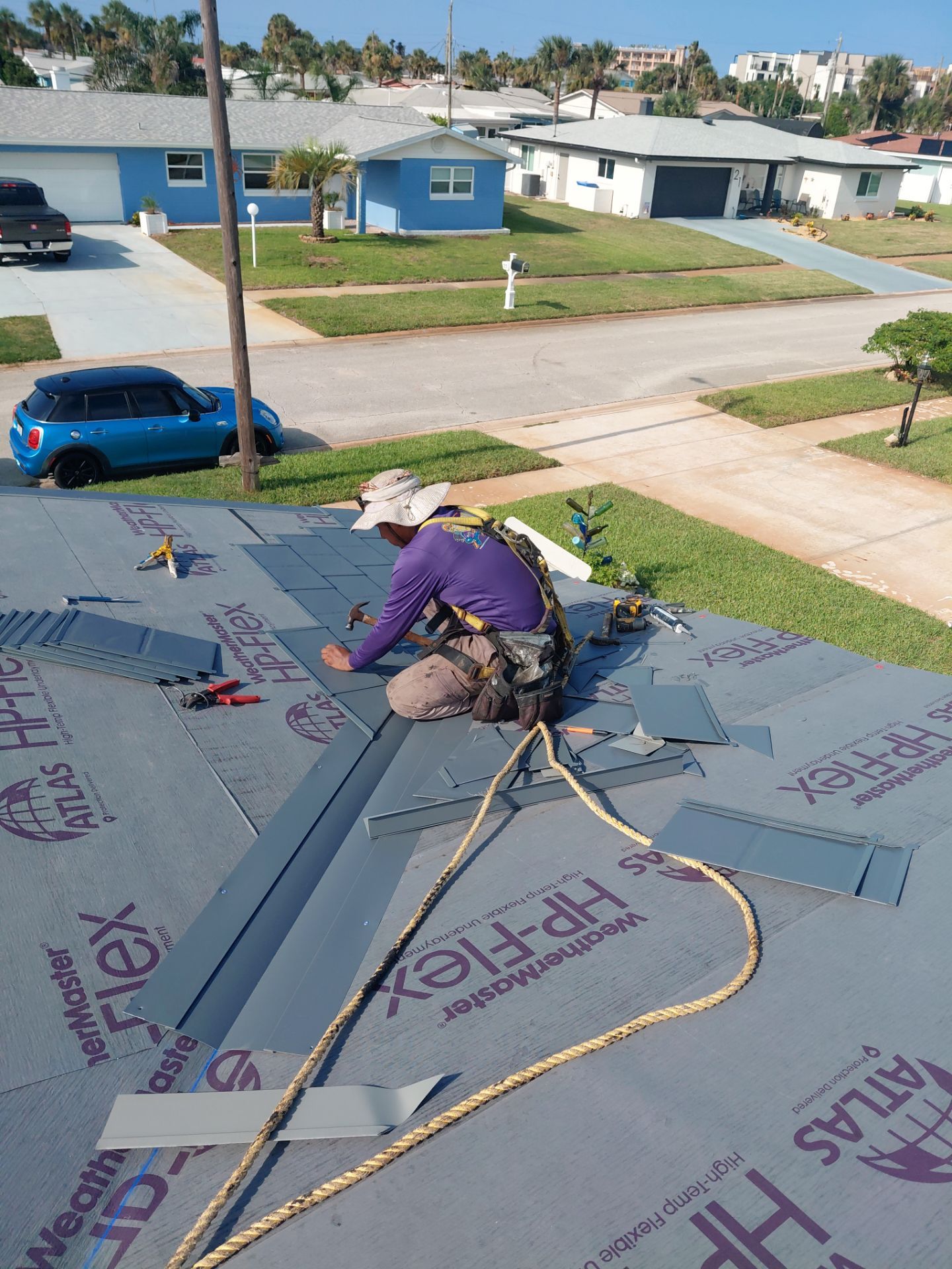 Permalock Metal Roofing System Installation in Ormond Beach by Pinnacle Roofing Group