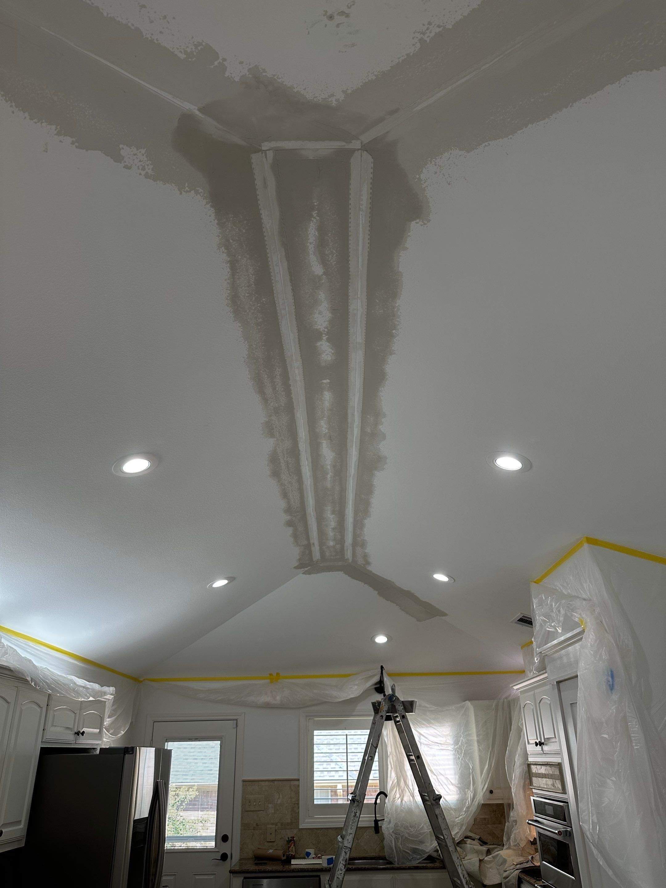 Interior Kitchen Painting & Drywall Texturing – Longview, Texas by Quality Coats Painting