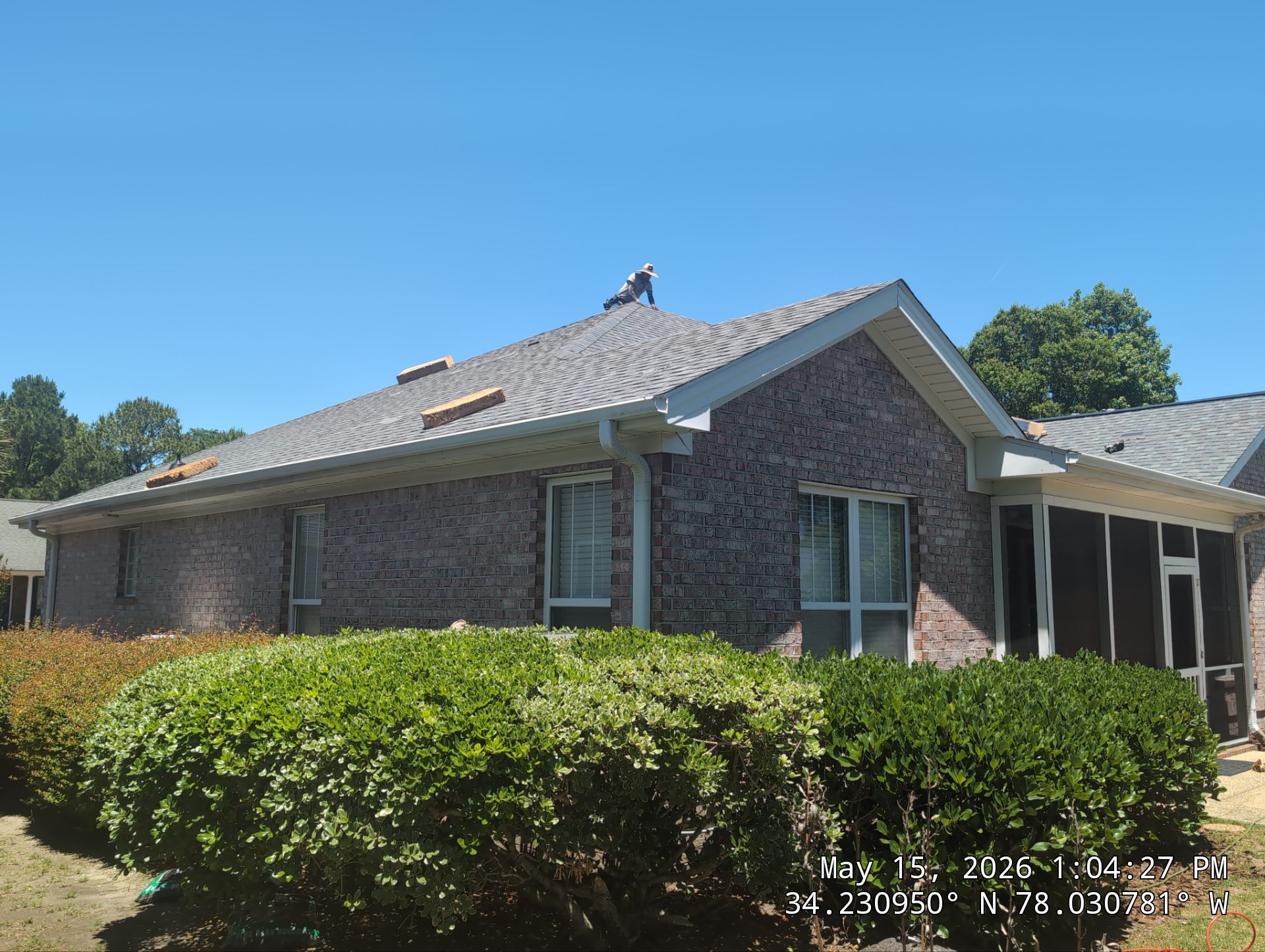 Fortified Roof Replacement in Leland, NC by Local Roofing Contractor using Landmark Pro Colonial Slate by RGR Construction and Roofing, LLC