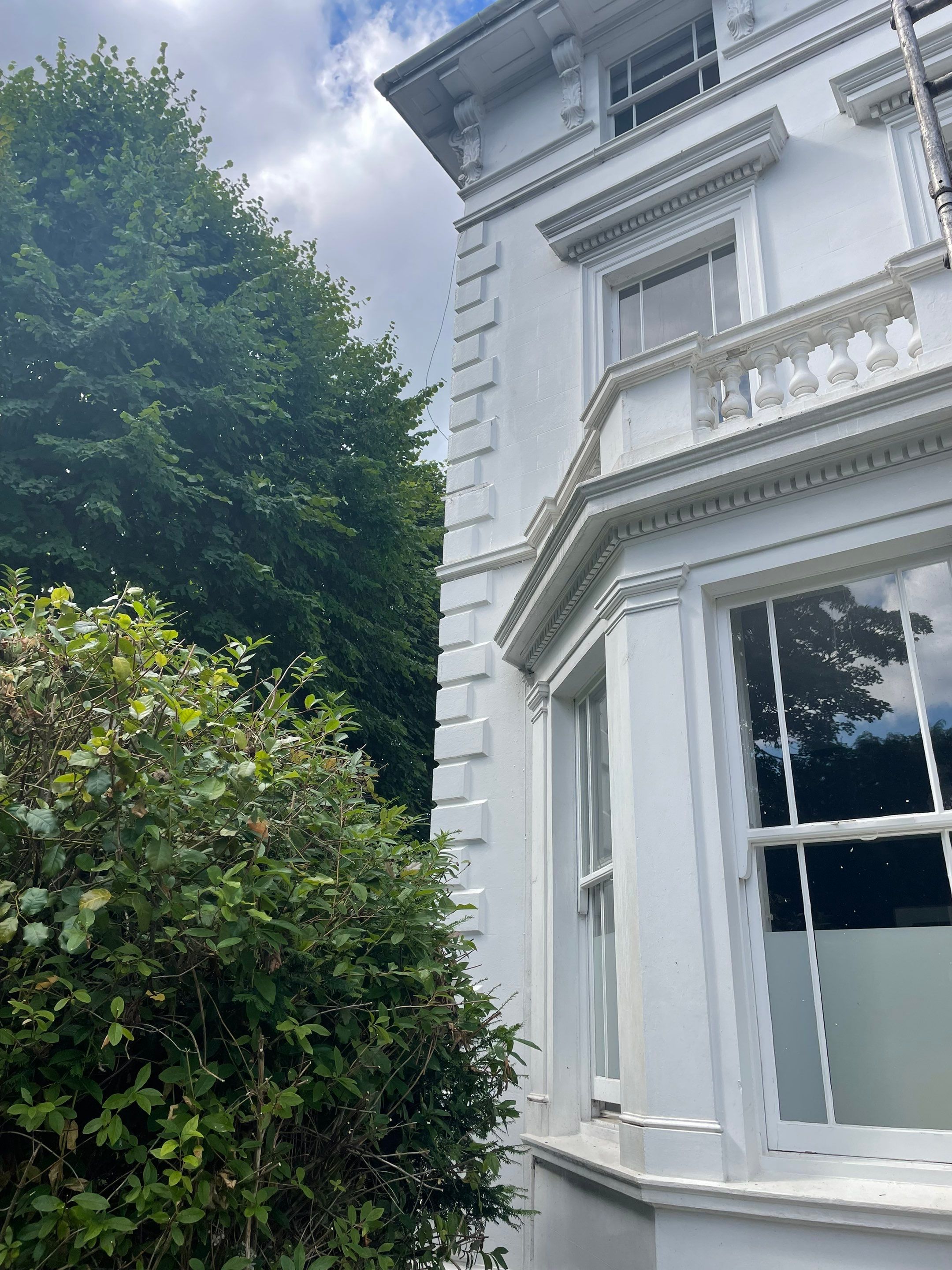 Render and patio clean using Pureseal Biocide by Ges Exterior Cleaning ltd