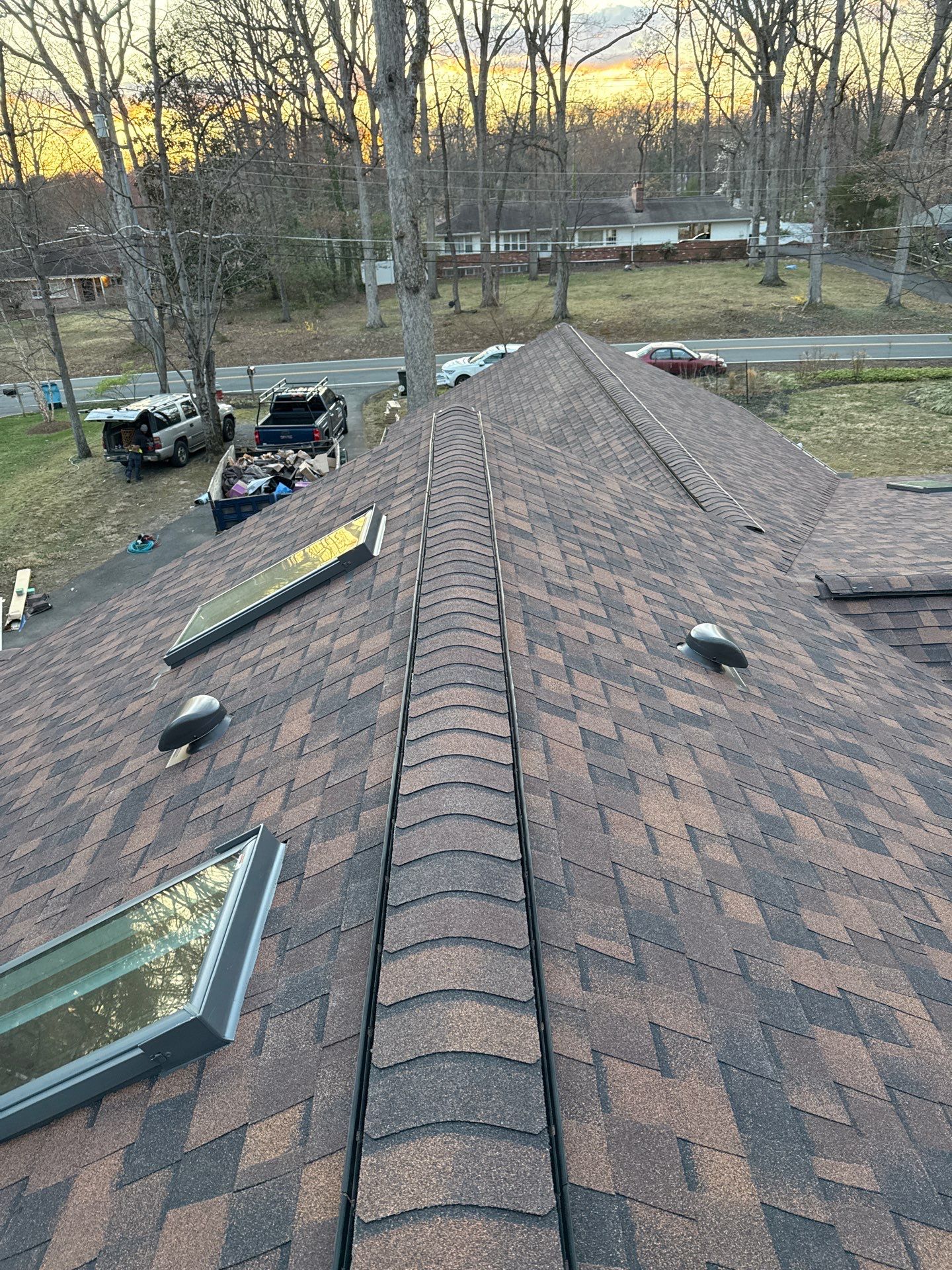 Fairfax: Residential Roof Replacement with CertainTeed Landmark Pro in Max Def Burnt Sienna by RM Banning, Inc.
