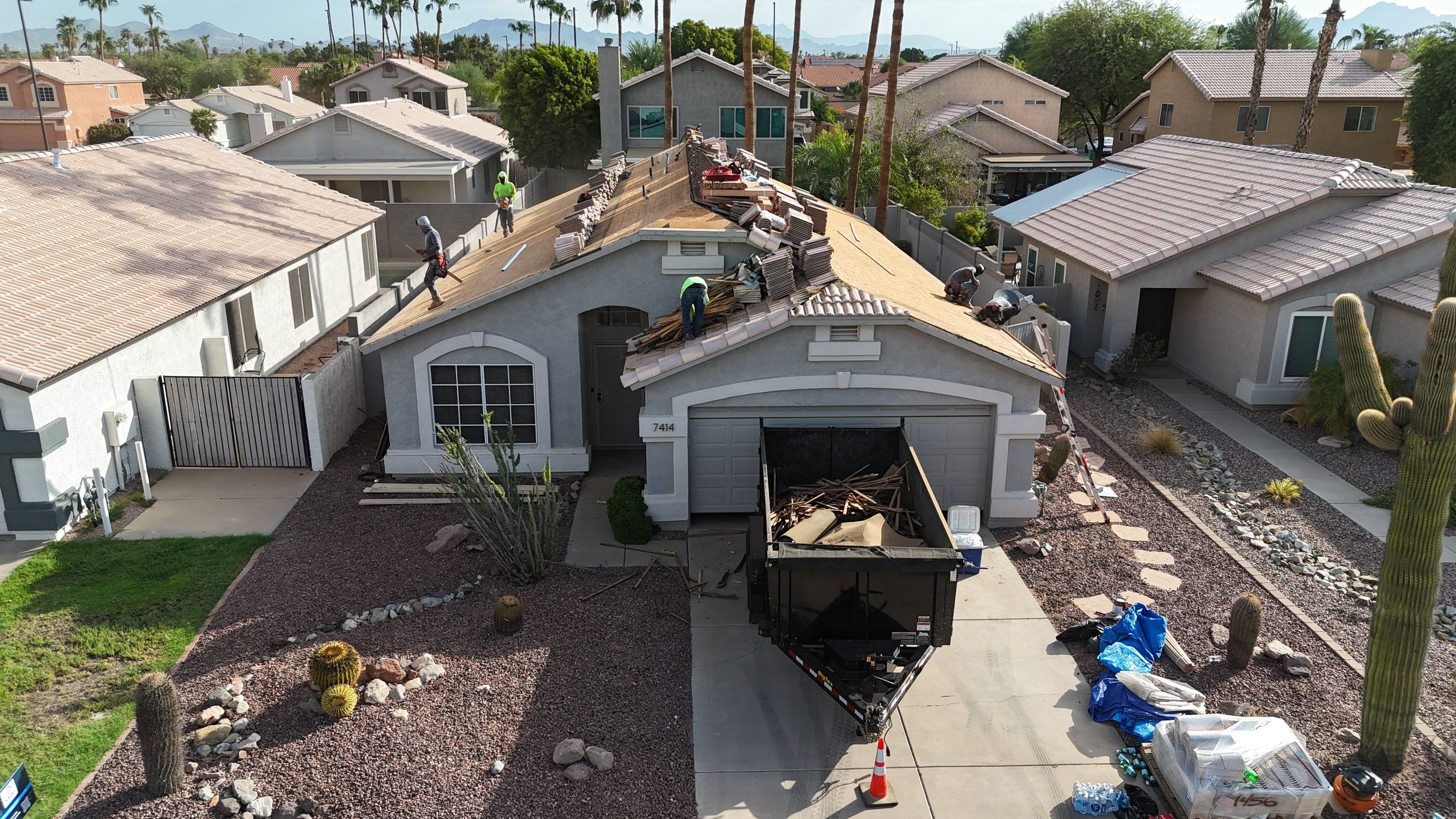 Project in Mesa, AZ by Saint Roofing