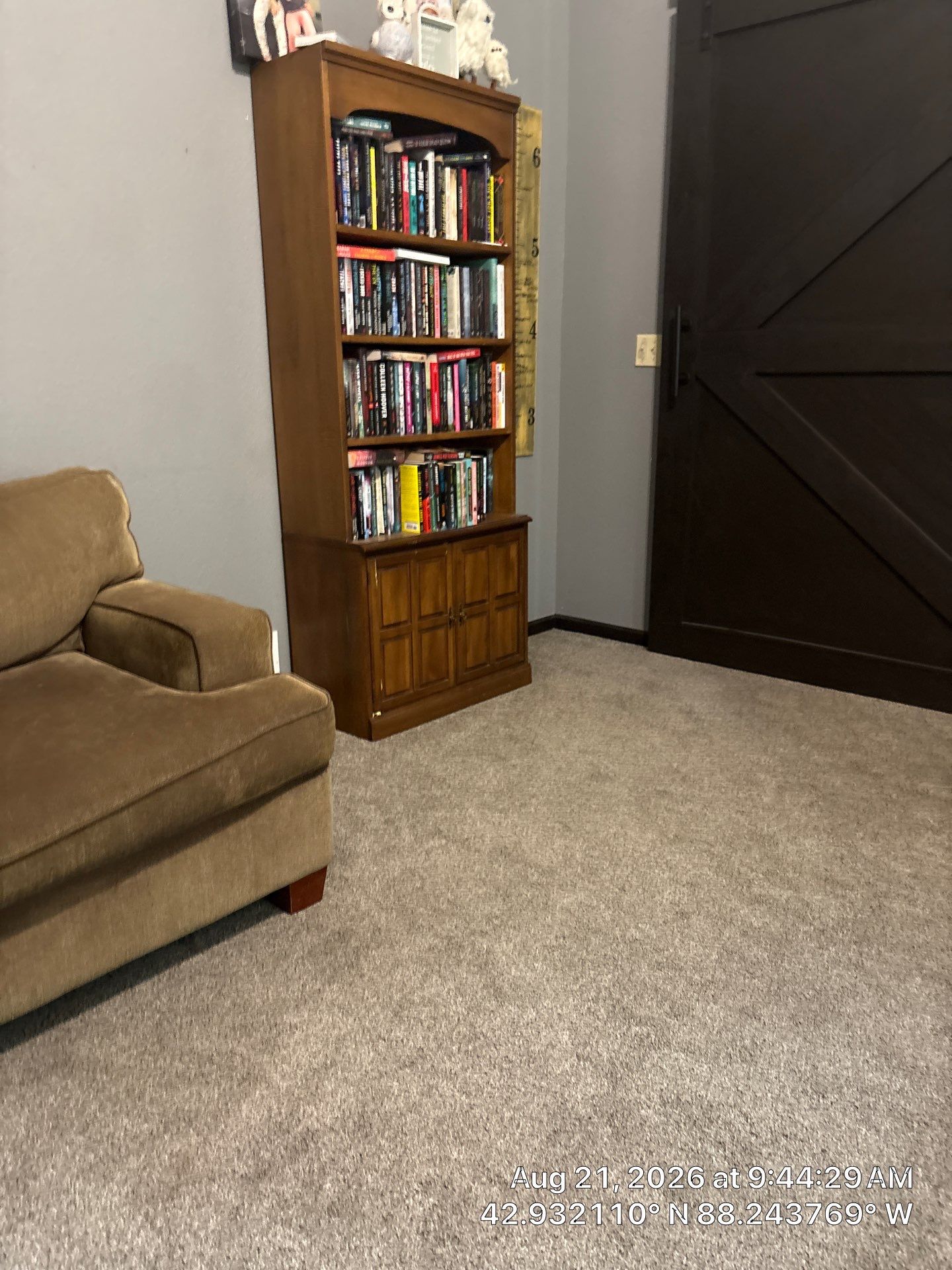 Interior Remodel With Custom Barn Door and Bay Window Seat by CompanyCam Sales Demo