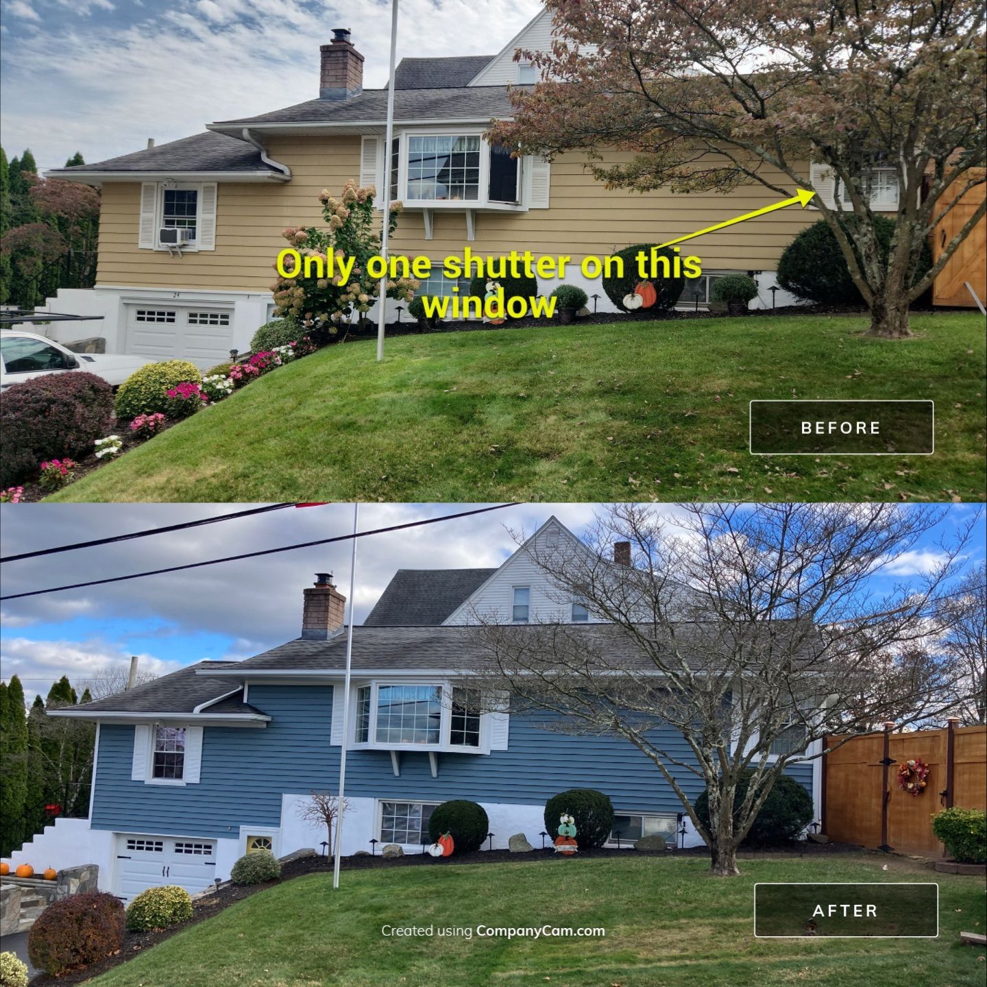 Beautiful Siding update with Cert. Monogram D/4 x 12'6" Clapboard, Wedgewood Blue by DiGiorgi Roofing and Siding Inc