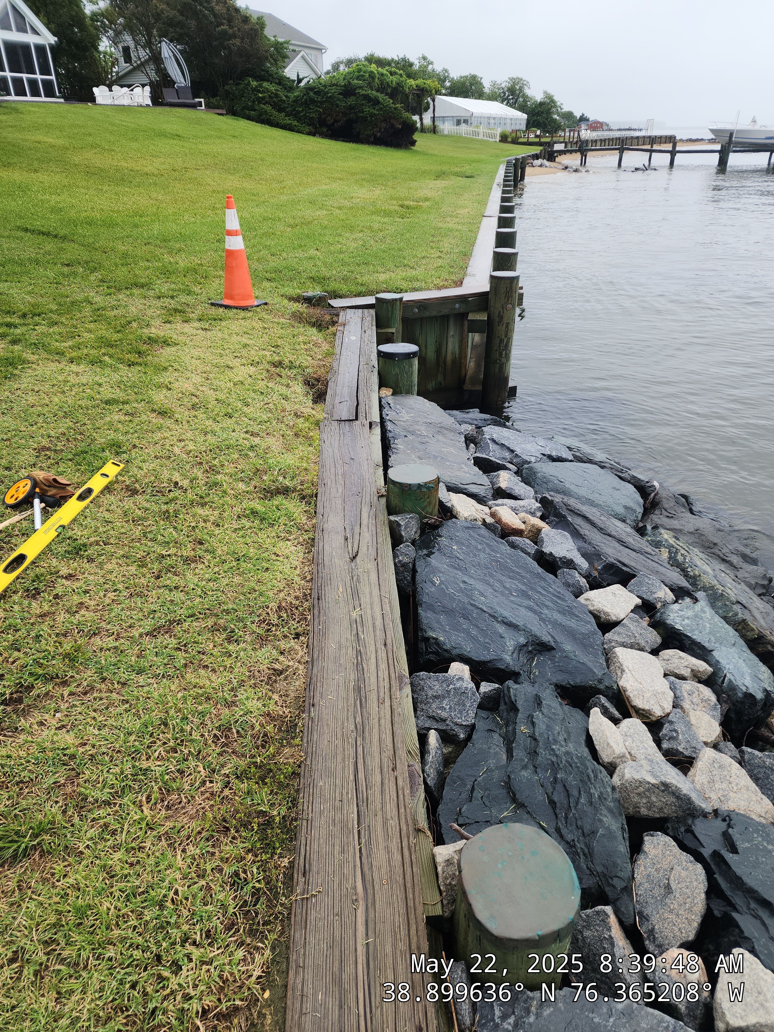 Stevensville Bulkhead Leak Sealing by East Coast Poly Solutions 