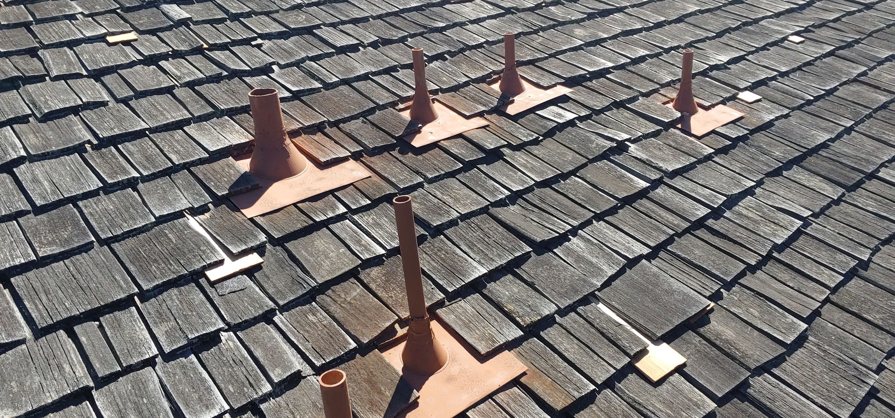Refurbish and repair shake roof to get ready to sell by Straight Edge Roofing Inc