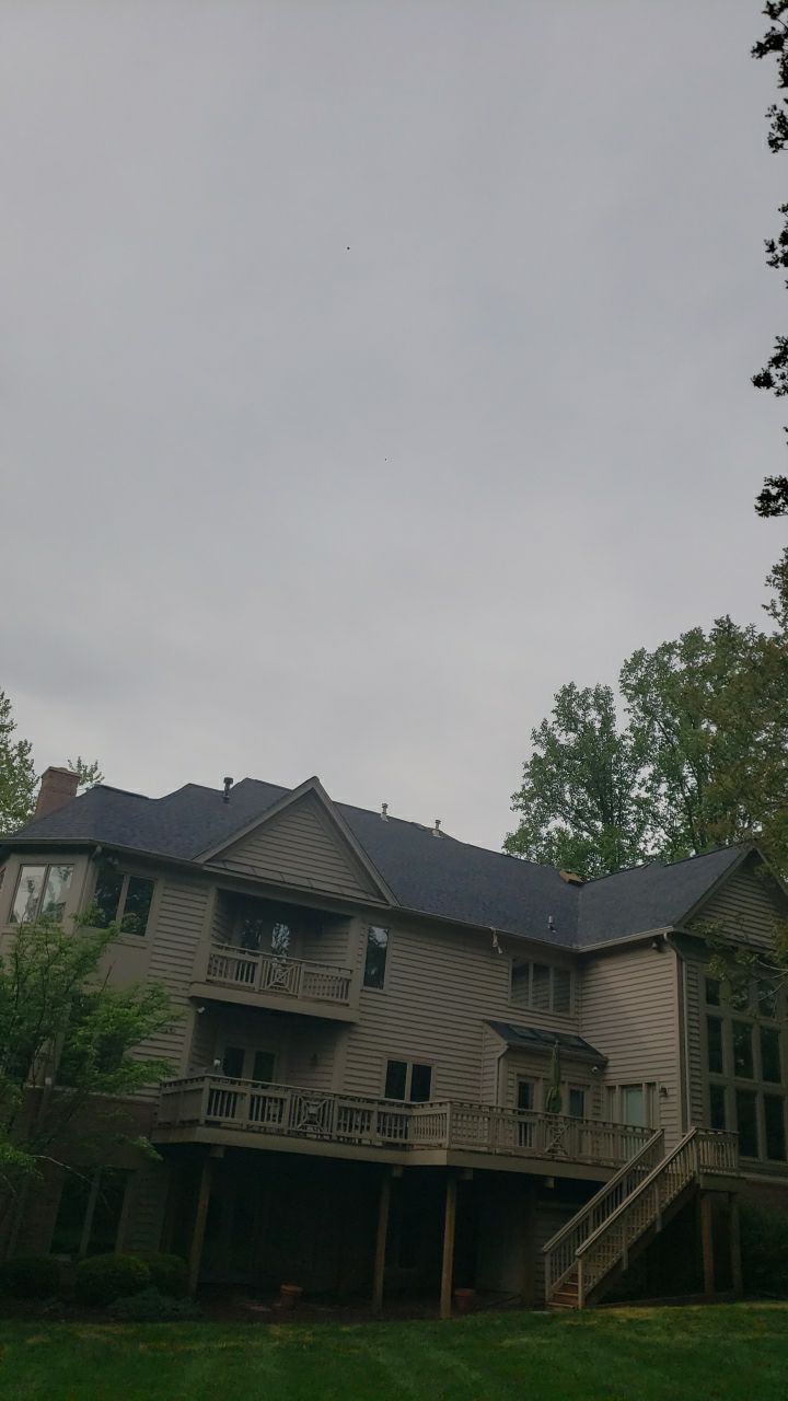 Great Falls: CertainTeed Landmark Pro Designer Shingles in Max Def Moire Black by RM Banning, Inc.