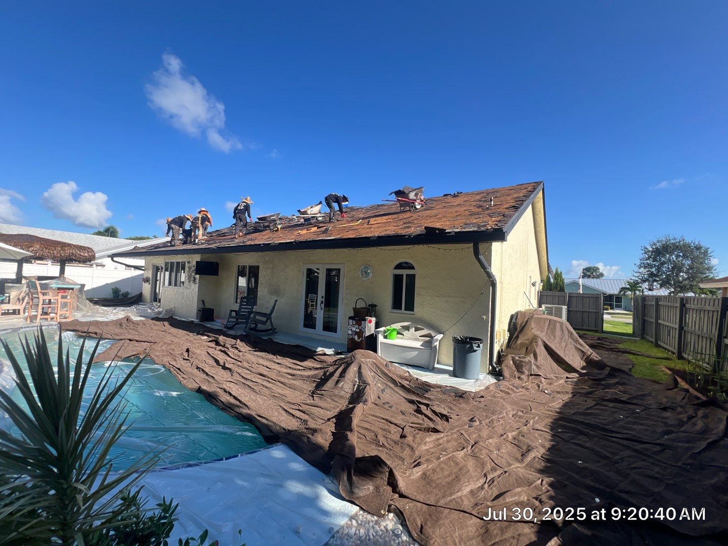 Shingle Roof Replacement for Residential Home in Boca Raton by Aastro Roofing