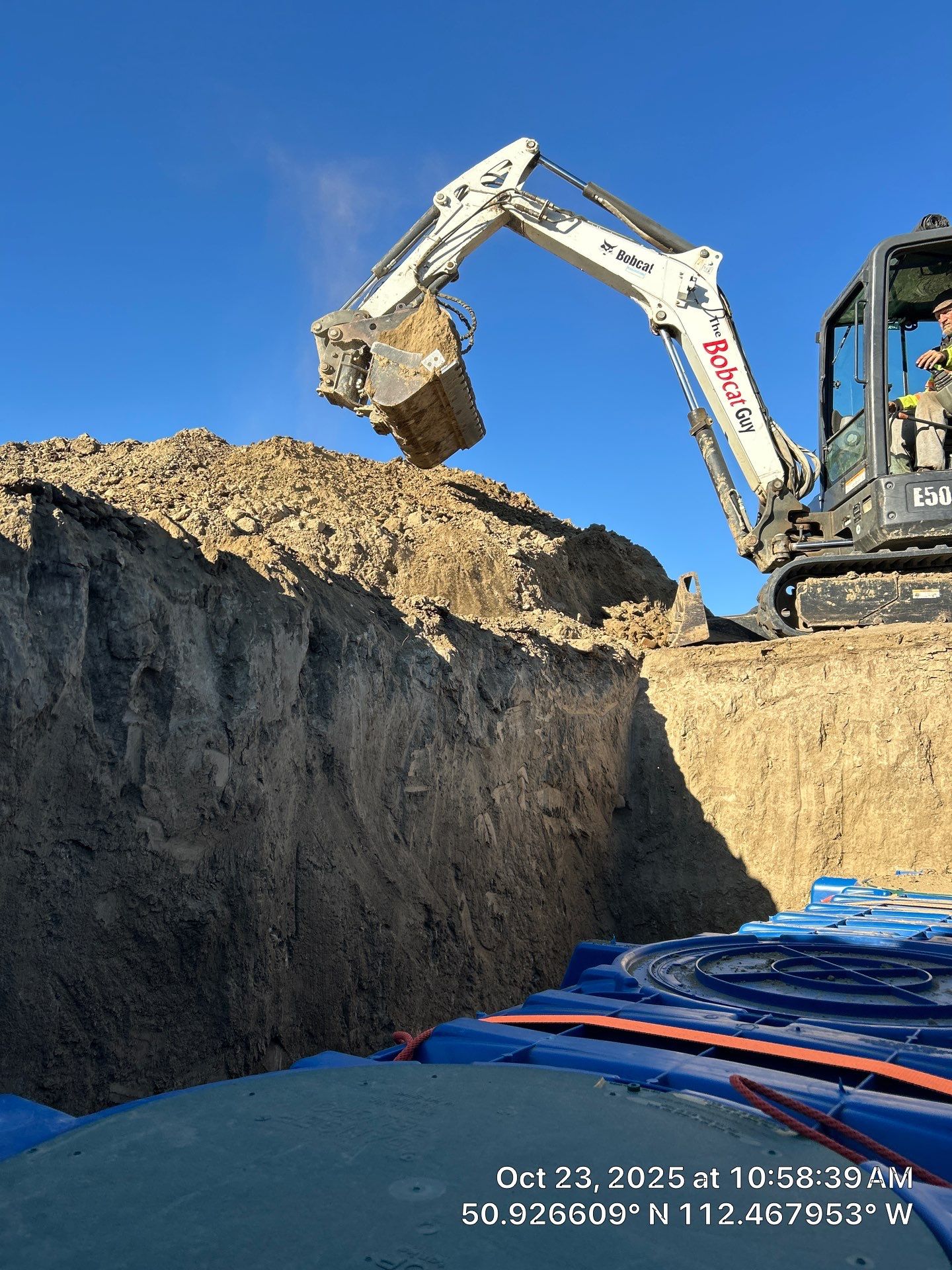 Full Septic System Installation With Polyethylene Tanks In Alberta by Septic Medic Inc.