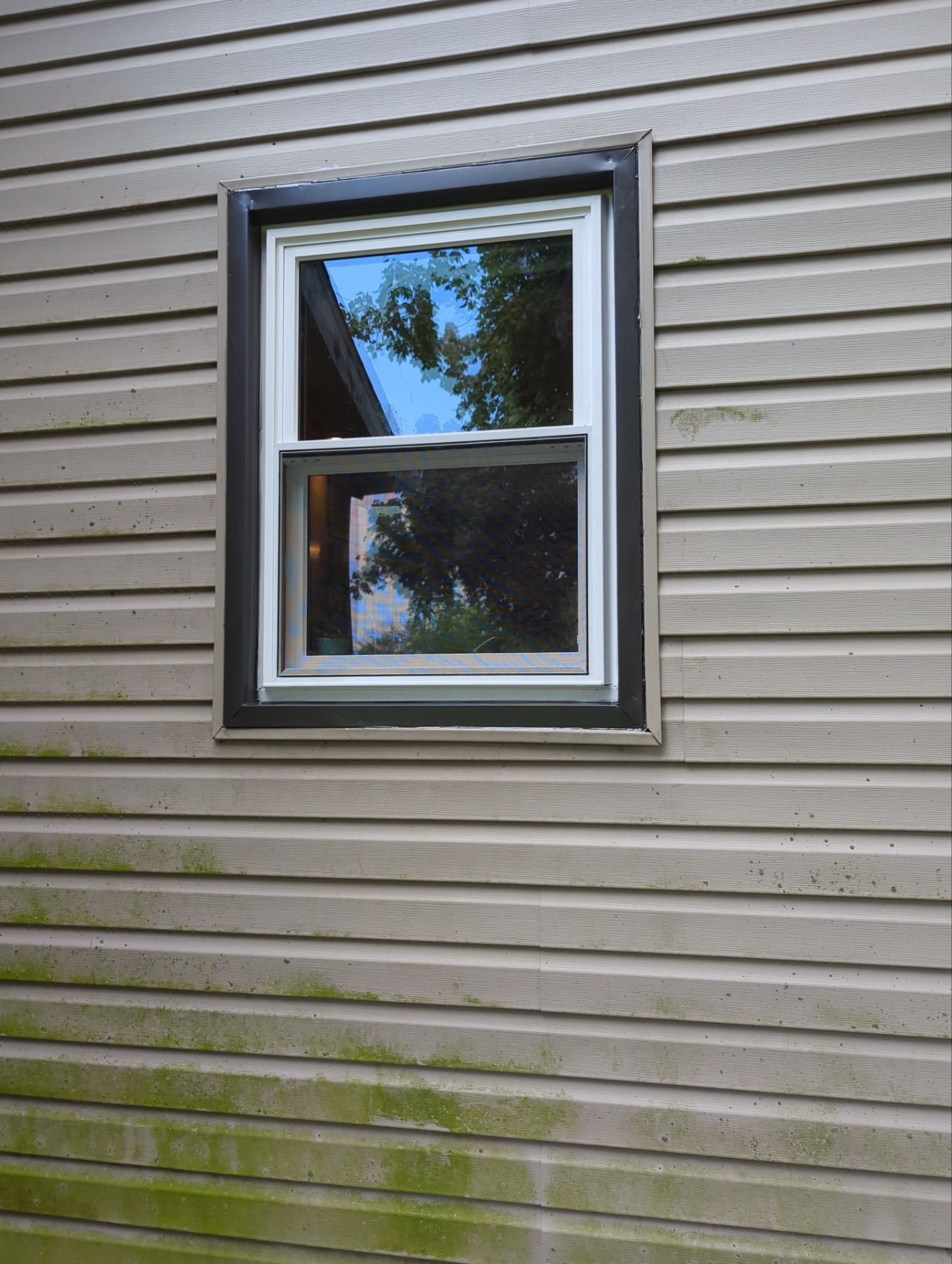 Reshingle-barkwood UHDZ- and new windows by Esh Builders