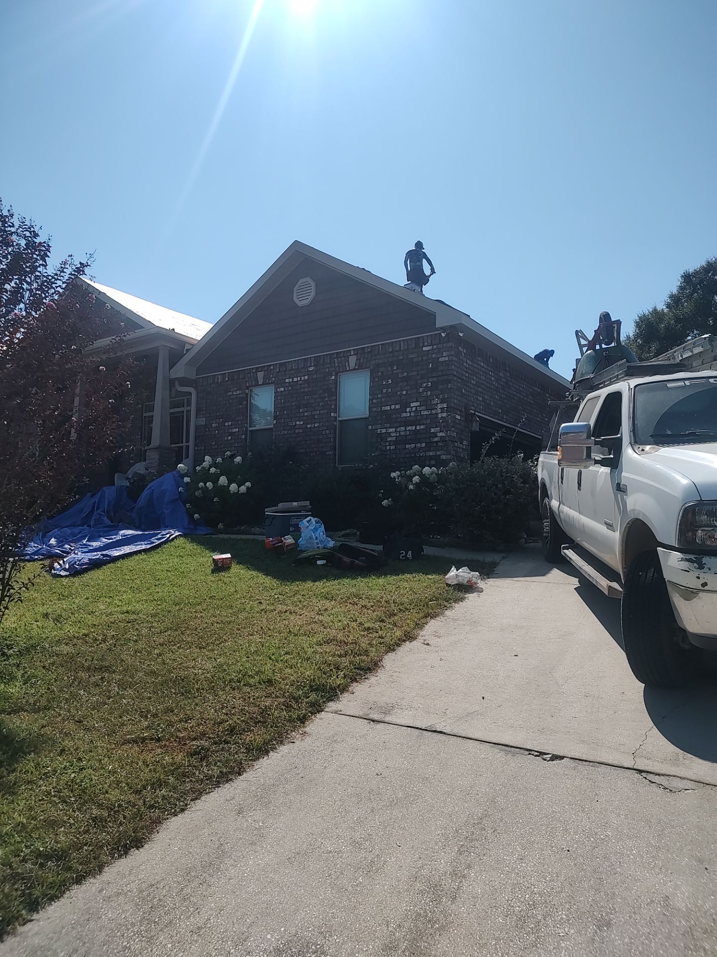 Residential Roof Replacement using ATLAS PROLAM WEATHER WOOD by Elite Roofing LLC