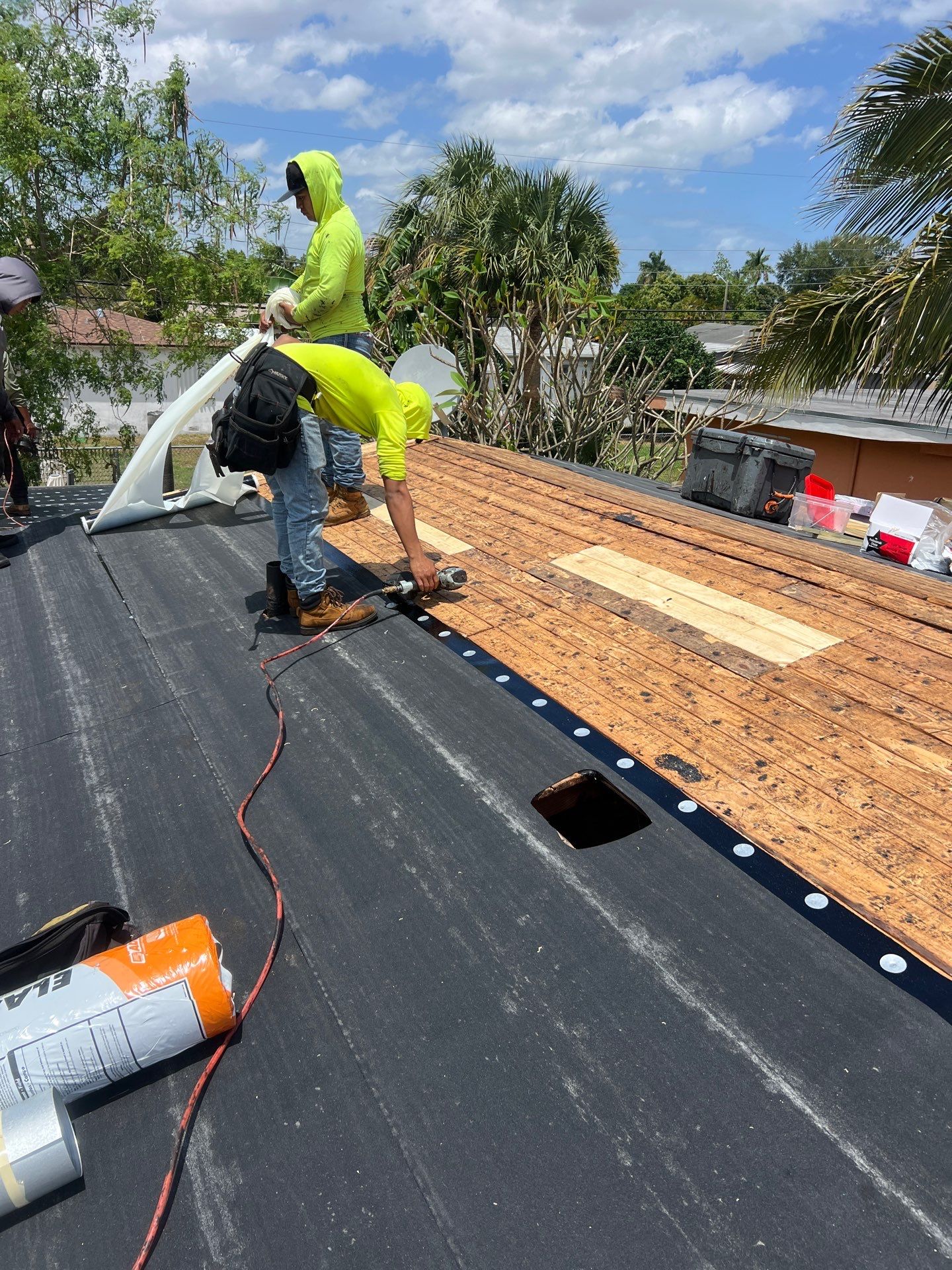 Beautiful Blue Shingle Re-Roof in Hollywood! by First Due Roofing