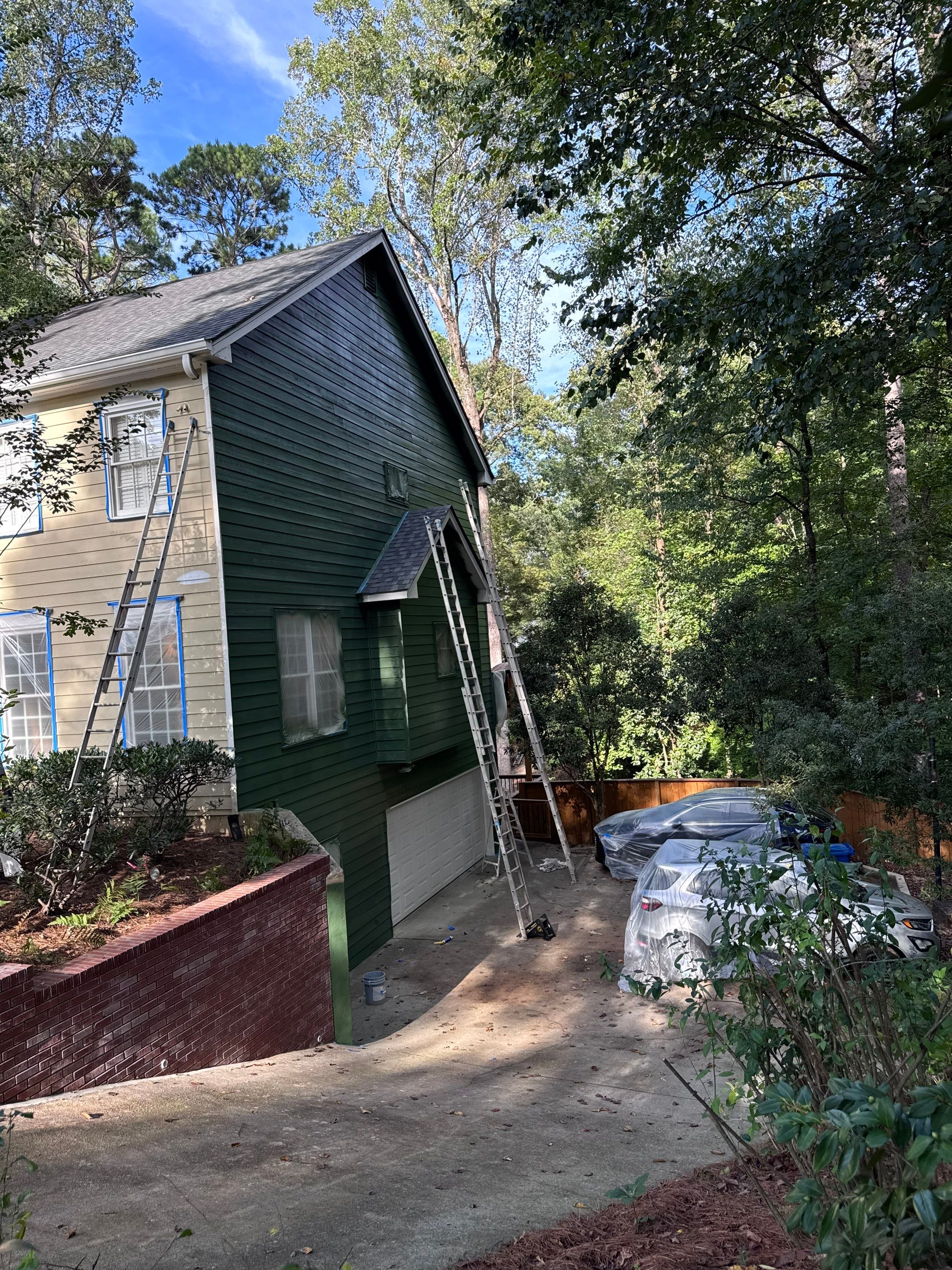 From Faded Beige to Bright Green by Atlanta's Paint Doctor