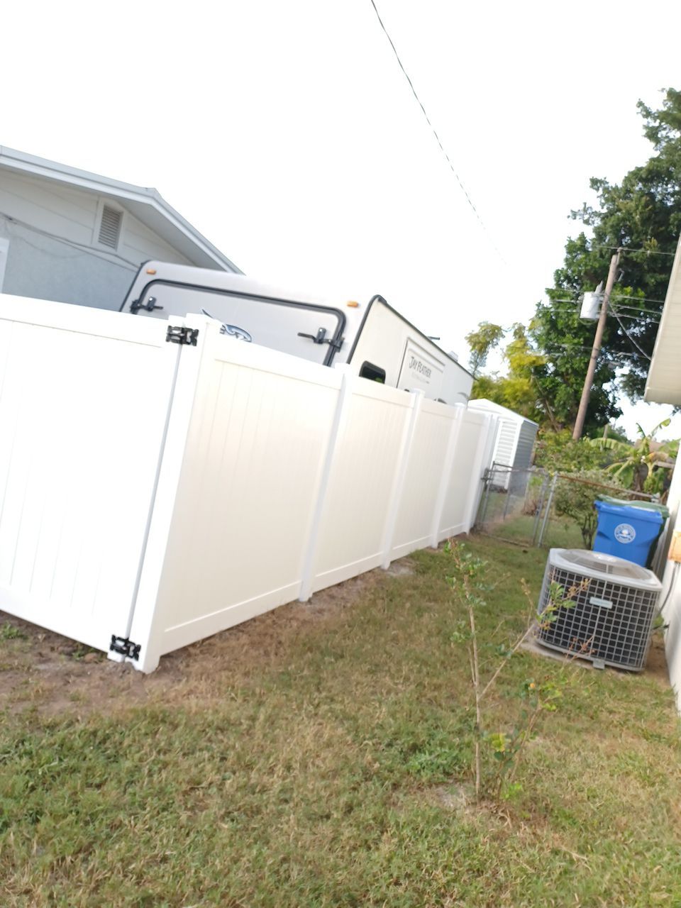 Bradenton, FL 6 ft. Tall White Vinyl Privacy Fence  by Asap fence and gates, LLC