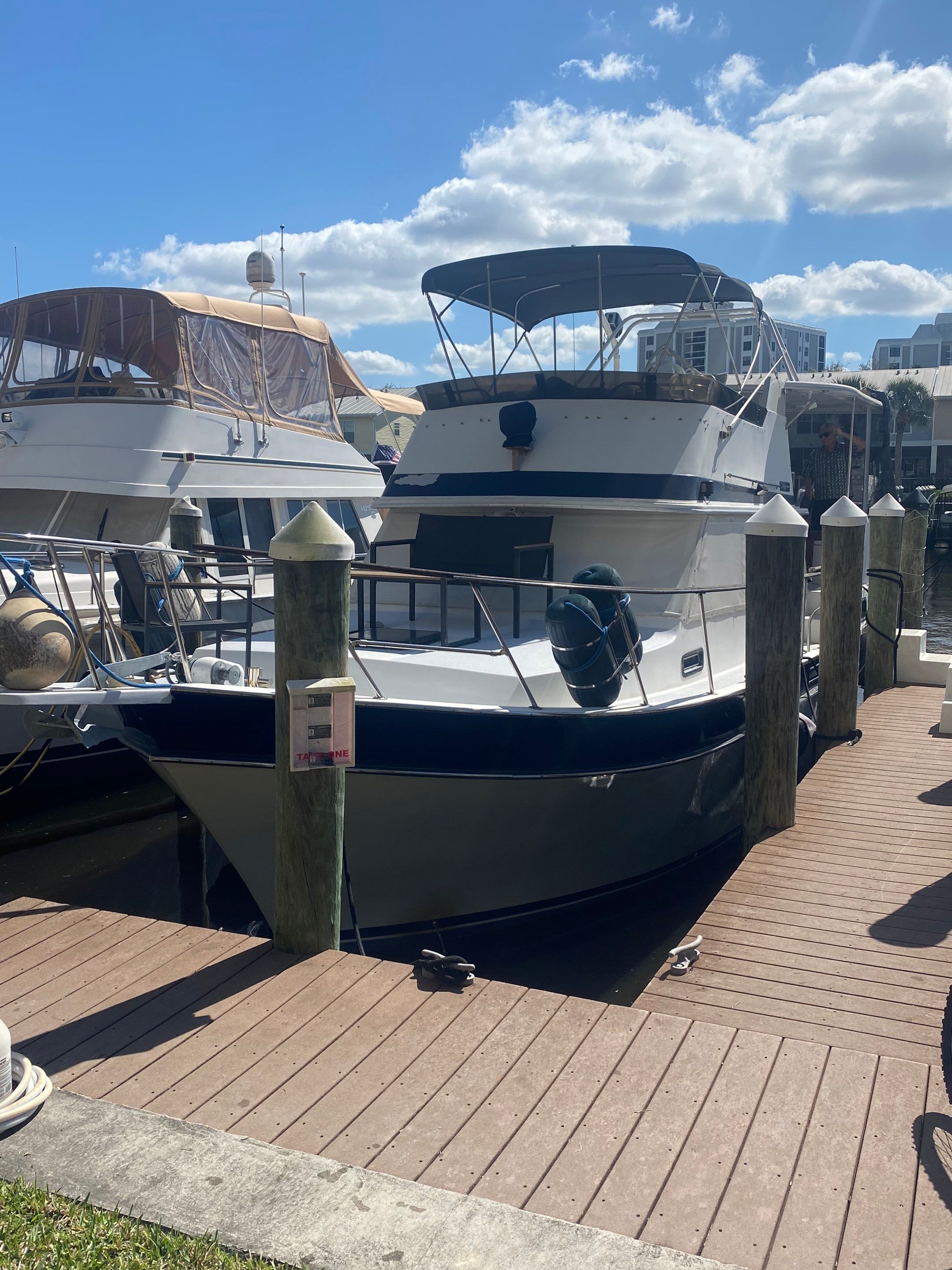 Project in North Fort Myers by Florida Hull Cleaning 