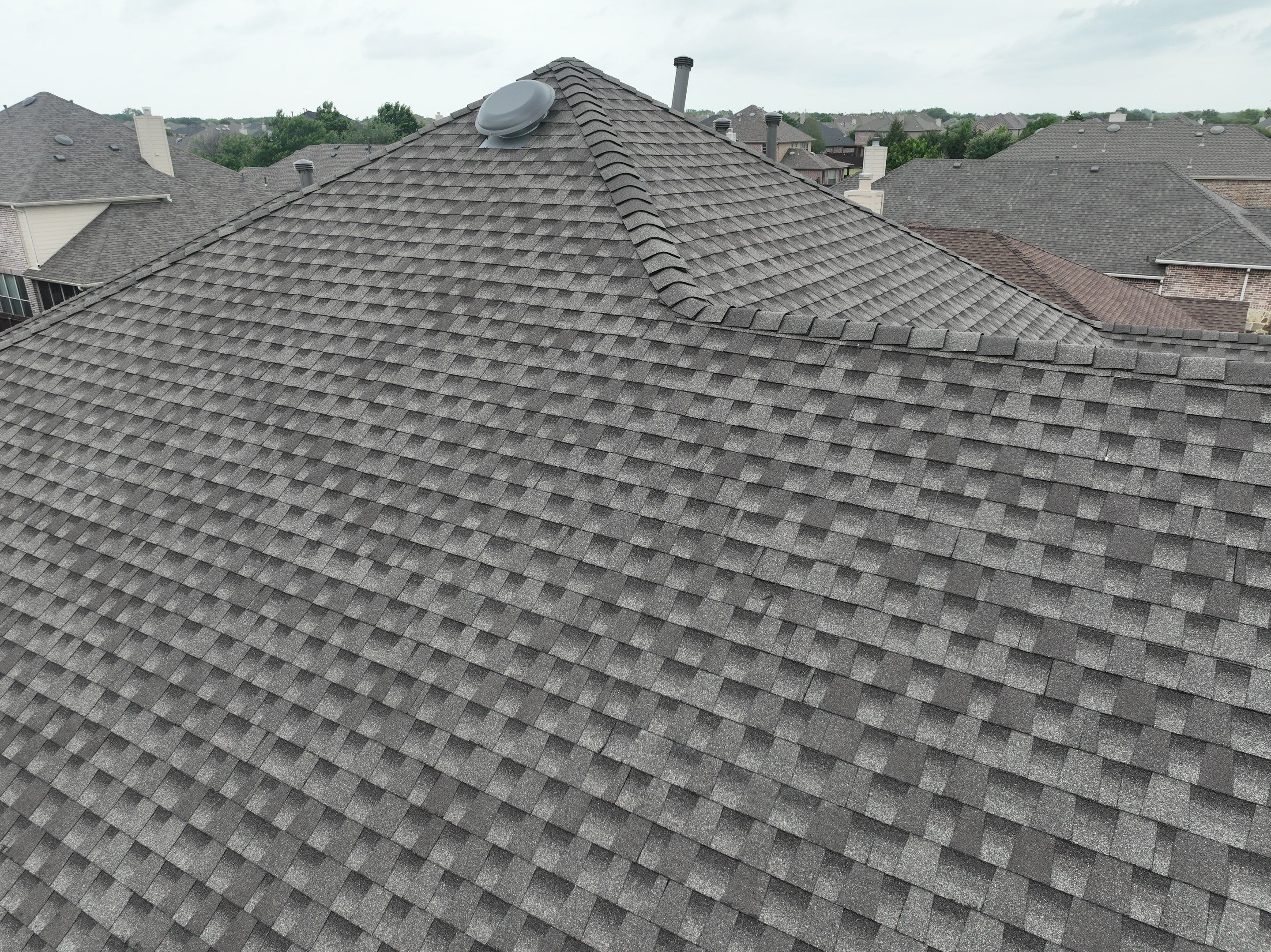Residential Roofing Installation using GAF Timberline HDZ Weathered Wood by OneSource Roofing and Restoration