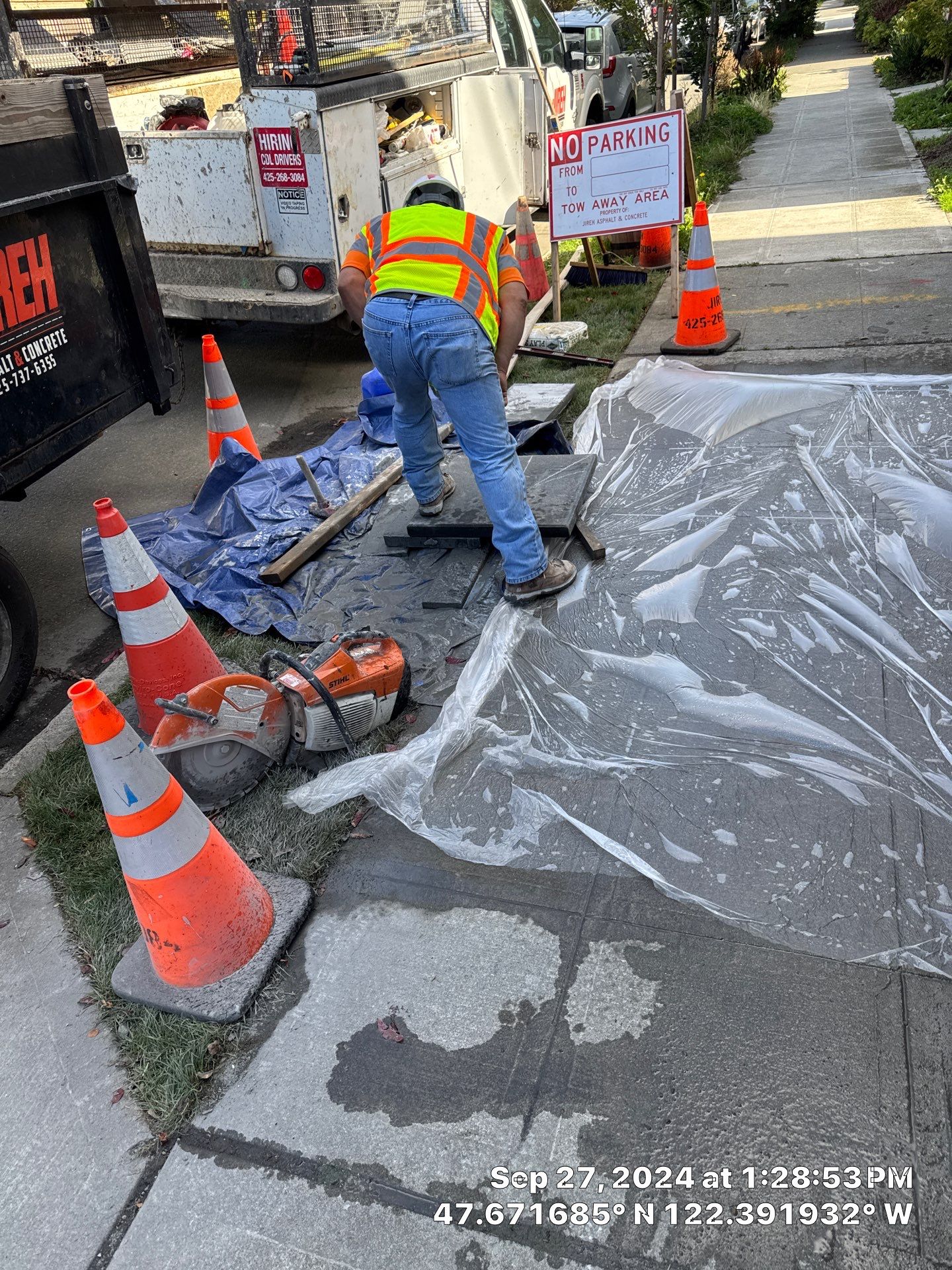 Paver Walkway & Turf Installation | Seattle  by Jireh Asphalt & Concrete Inc 